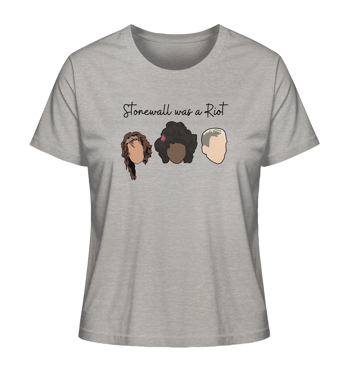 Stonewall was a Riot "Icons Edition" (hell) - Ladies Organic Shirt