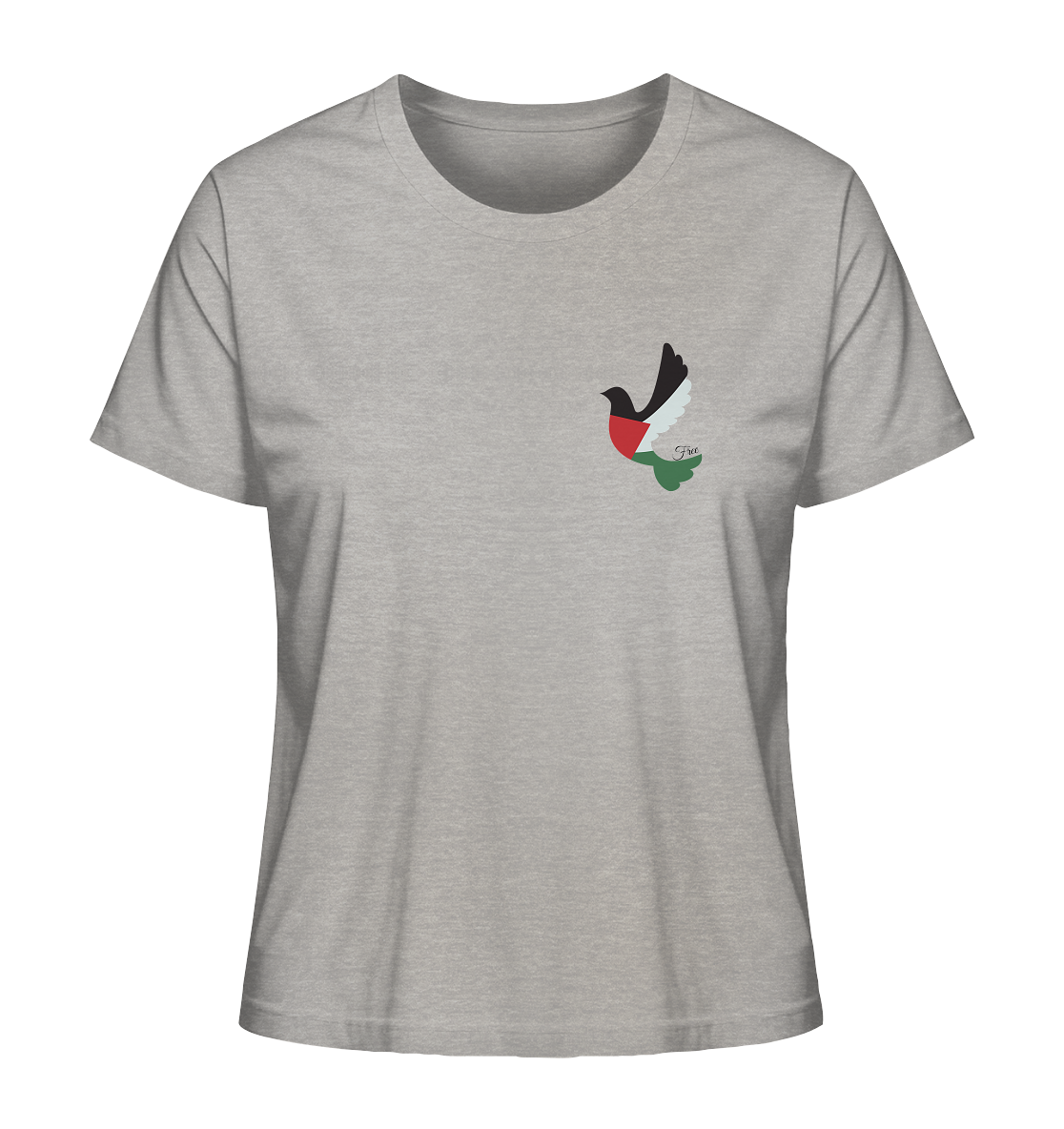 Free Palestine "Unbroken Wings Edition" - Ladies Organic Shirt