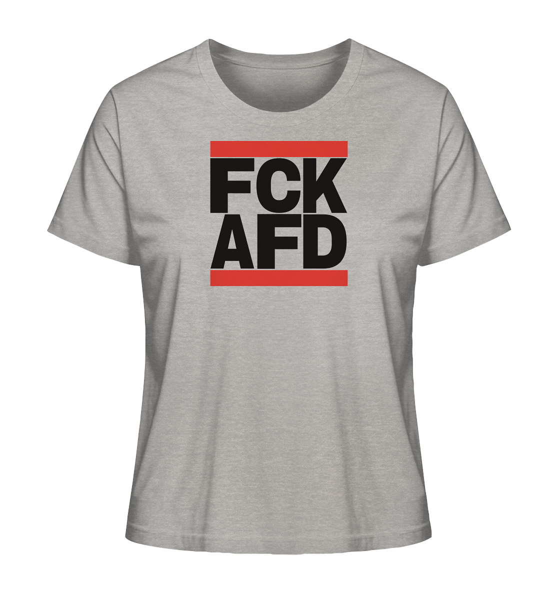 FCK AFD (schwarze Schrift) - Ladies Organic Shirt