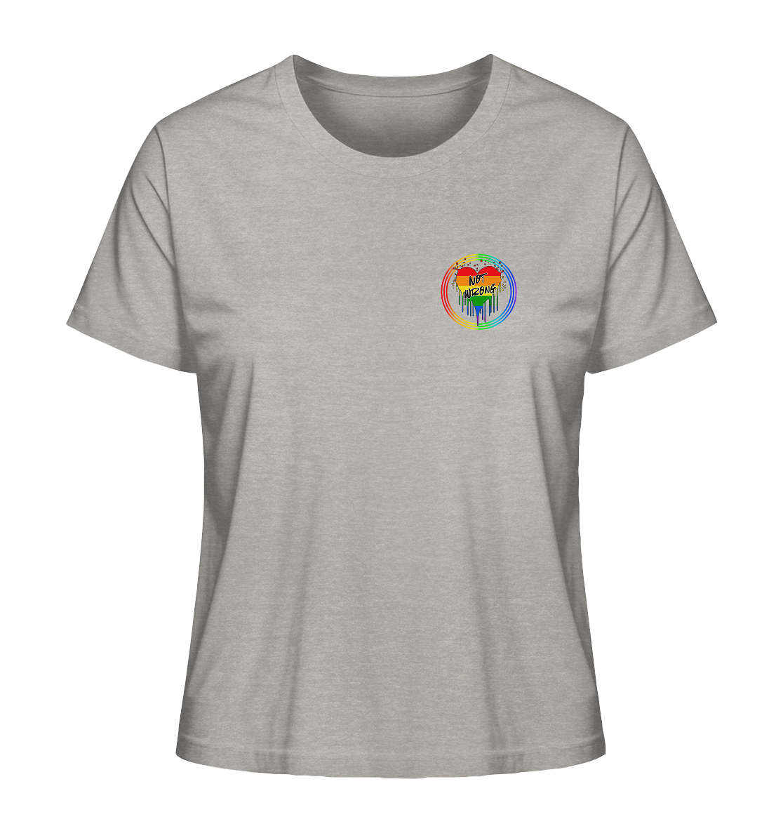 Queer Not Wrong "Regenbogenkreis Edition" - Ladies Organic Shirt