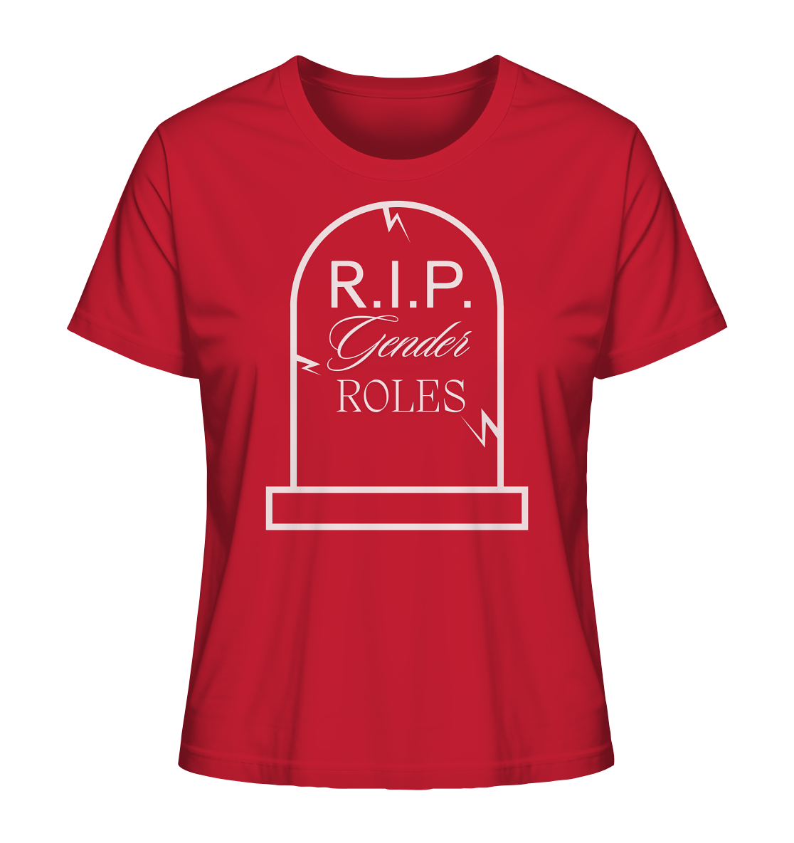 RIP Gender Roles - Ladies Organic Shirt