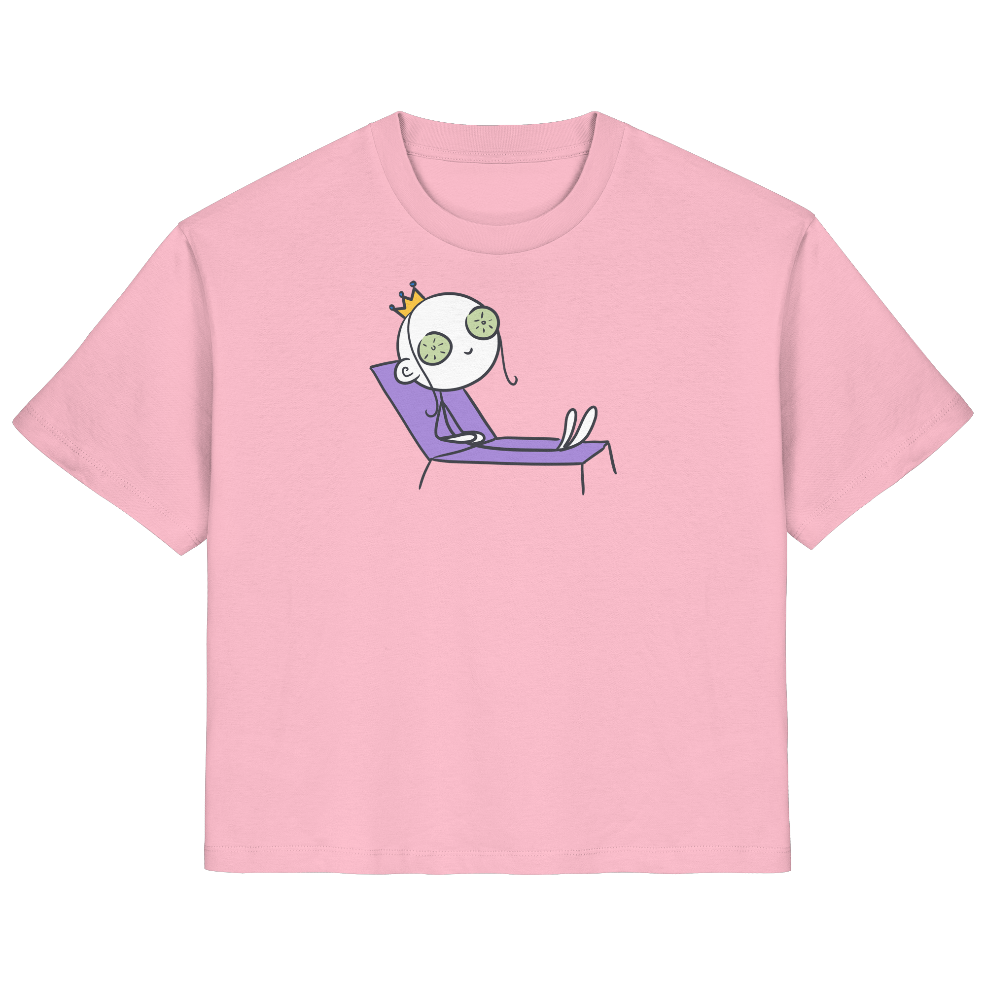 Seelenmännchen "Chill Out Edition" Frontprint - Ladies Organic Shirt