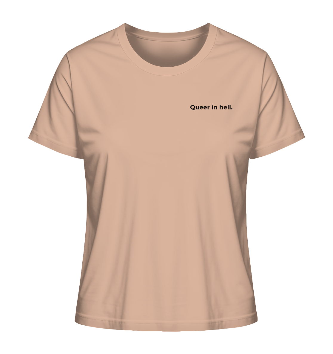 Queer in Hell '25 Backprint - Ladies Organic Shirt