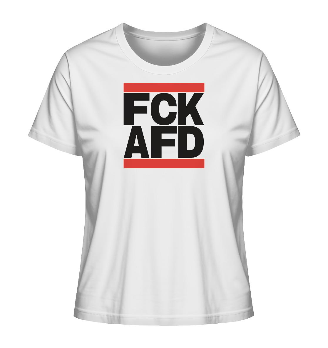 FCK AFD (schwarze Schrift) - Ladies Organic Shirt