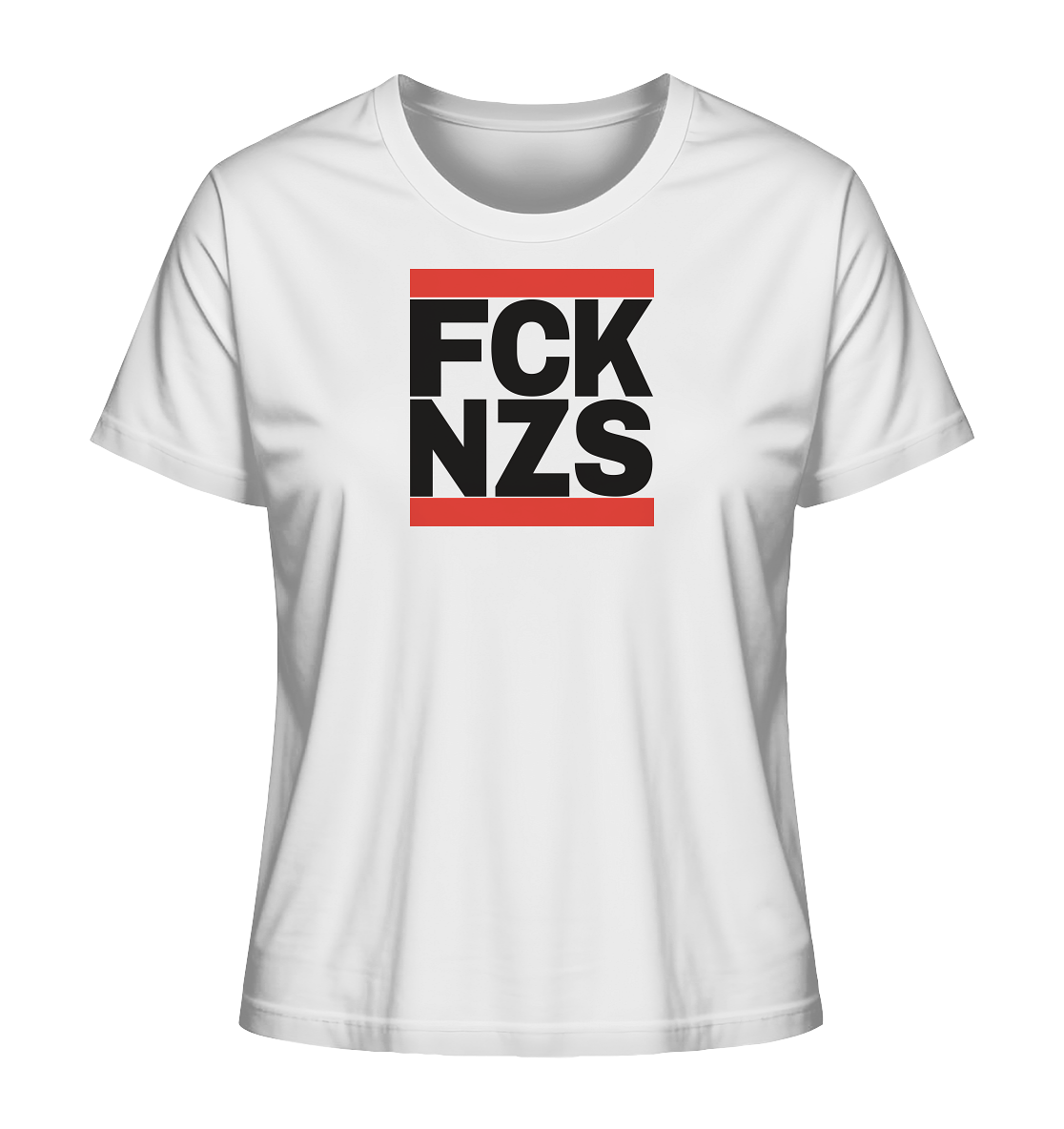 FCK NZS (schwarze Schrift) - Ladies Organic Shirt