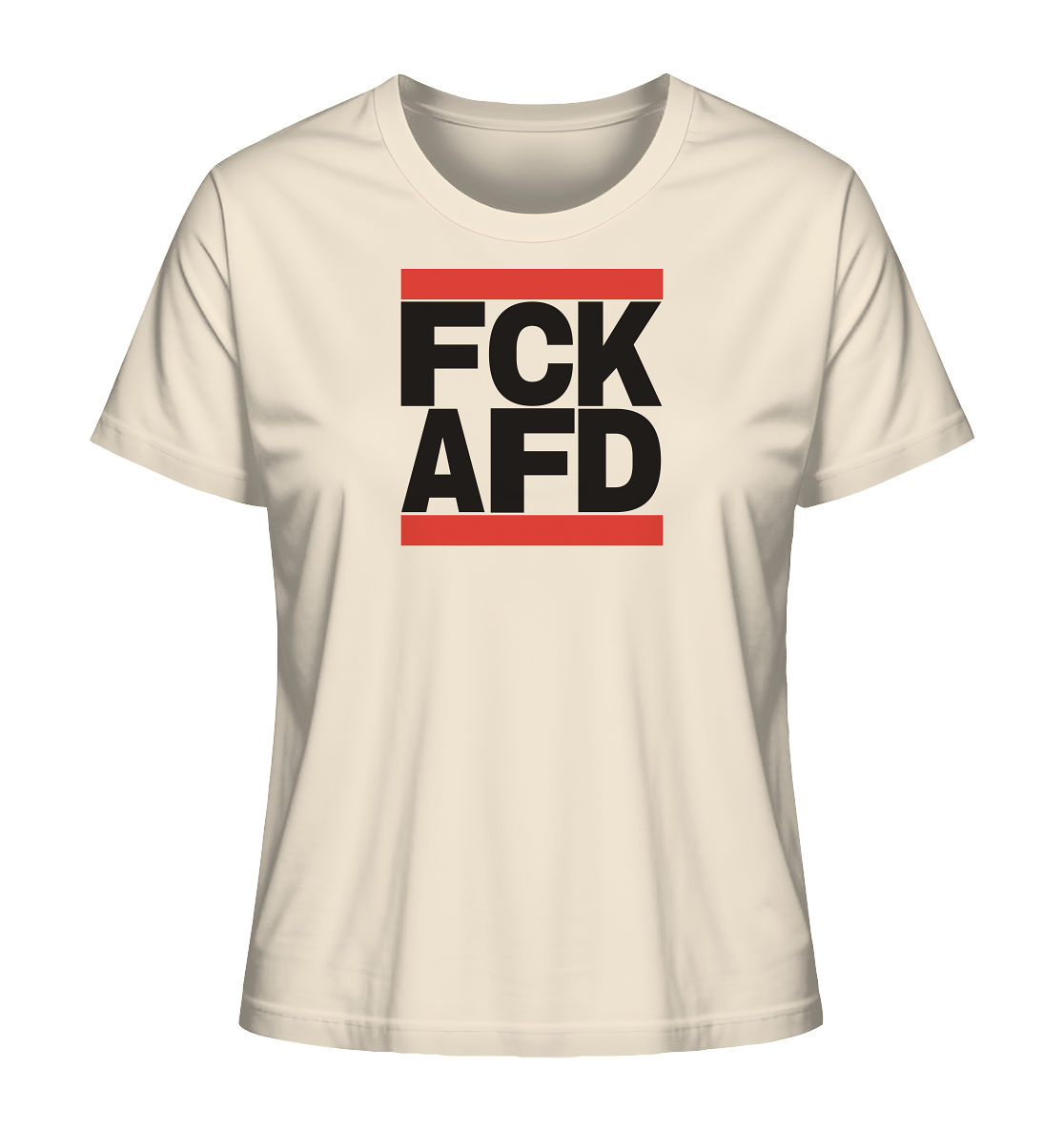 FCK AFD (schwarze Schrift) - Ladies Organic Shirt