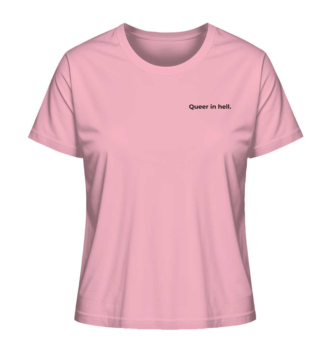 Queer in Hell '25 Backprint - Ladies Organic Shirt