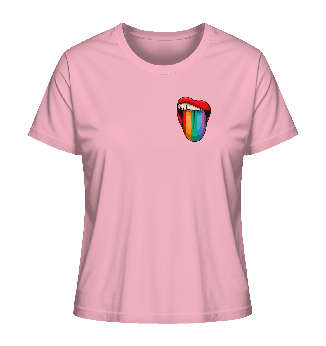 Speak Up or Shut Up Backprint - Ladies Organic Shirt