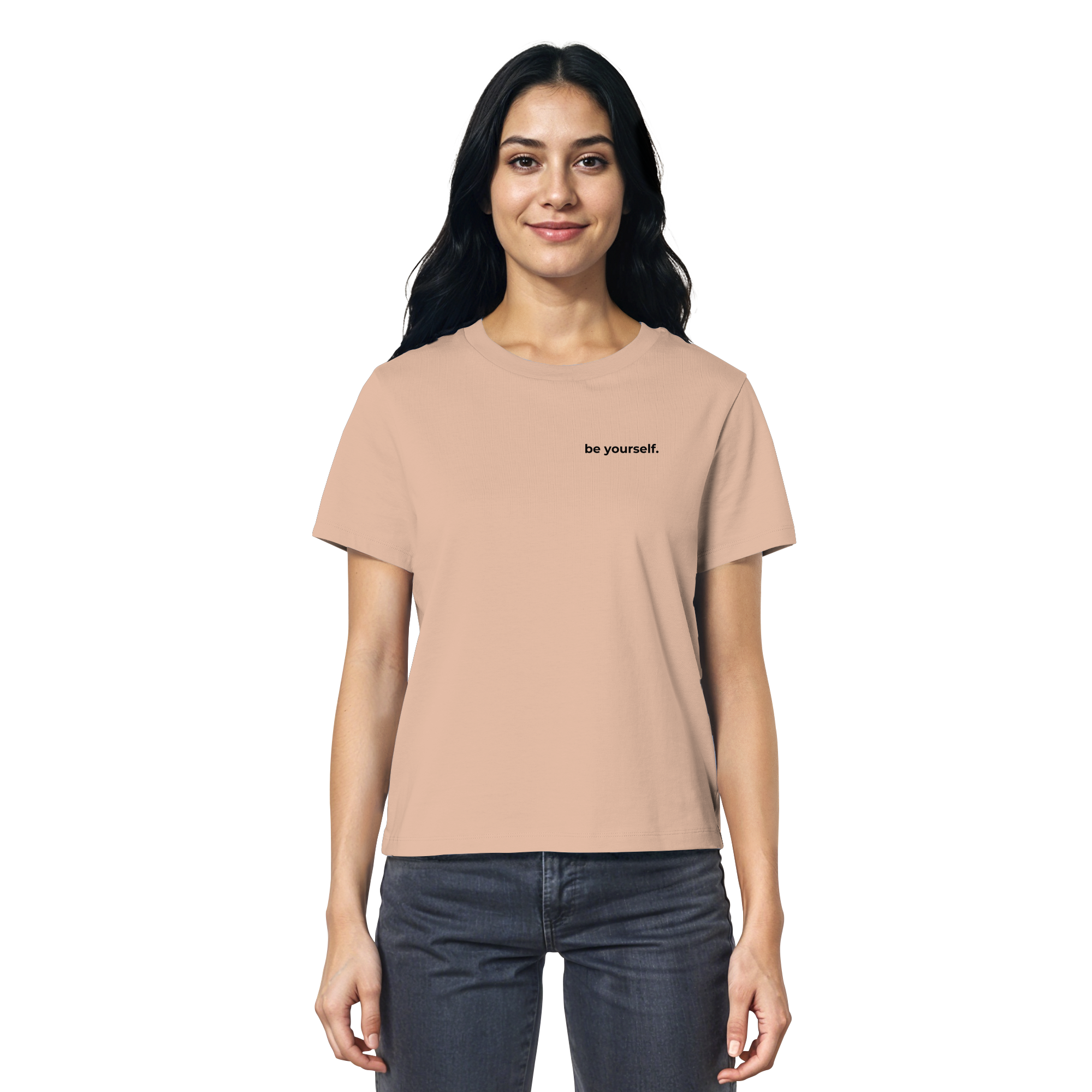 Trans Umbrella Backprint - Ladies Organic Shirt
