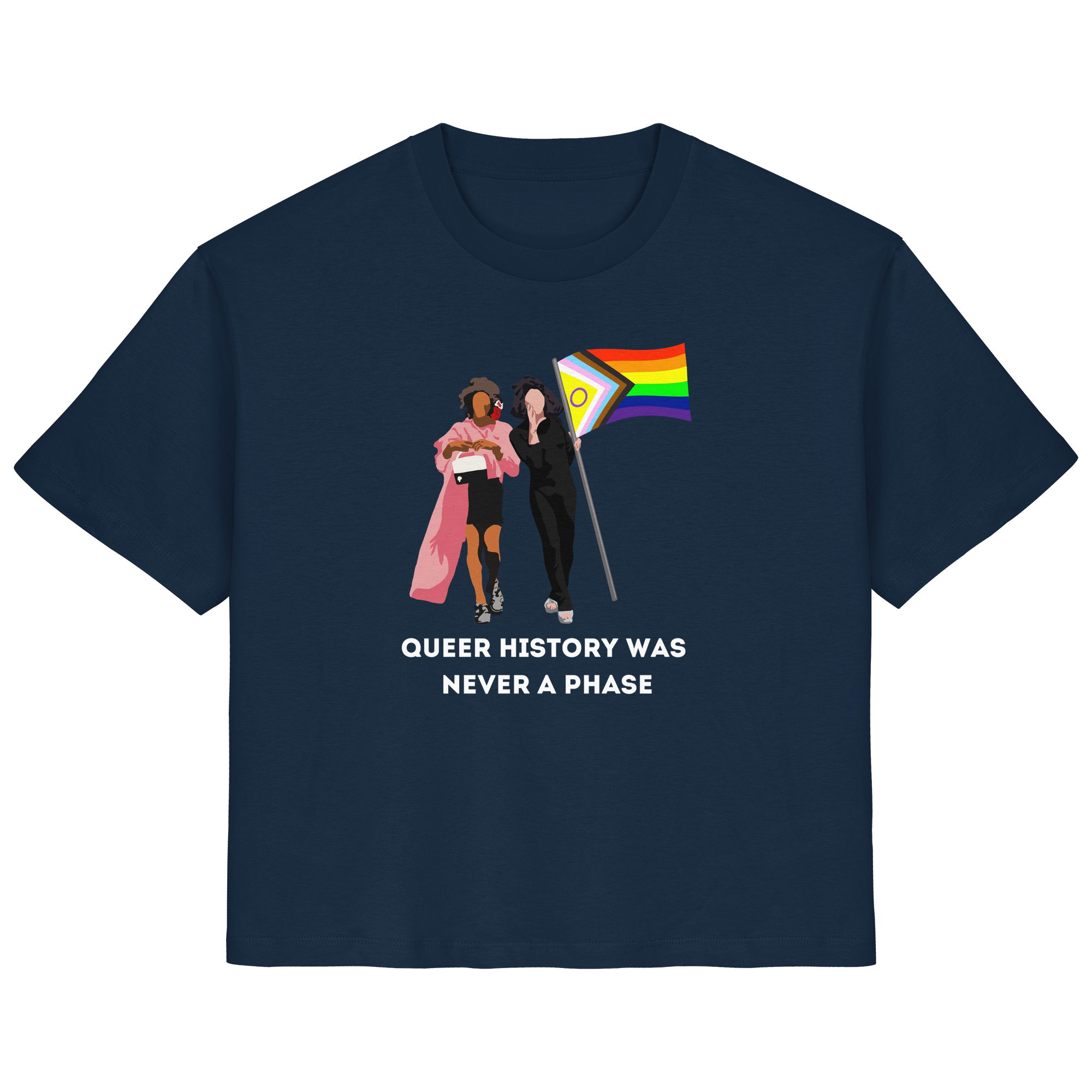 Queer History Was Never A Phase - Ladies Organic Shirt