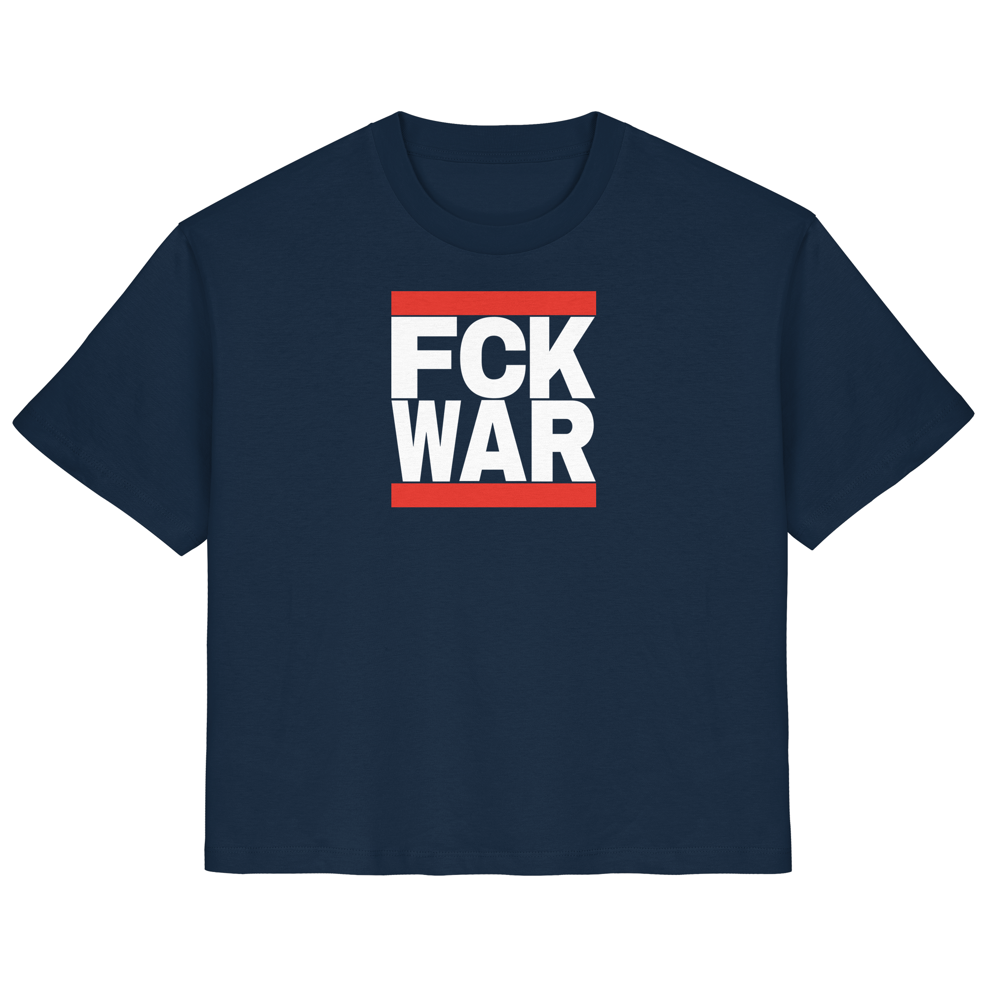 FCK WAR (weiße Schrift) - Ladies Organic Shirt