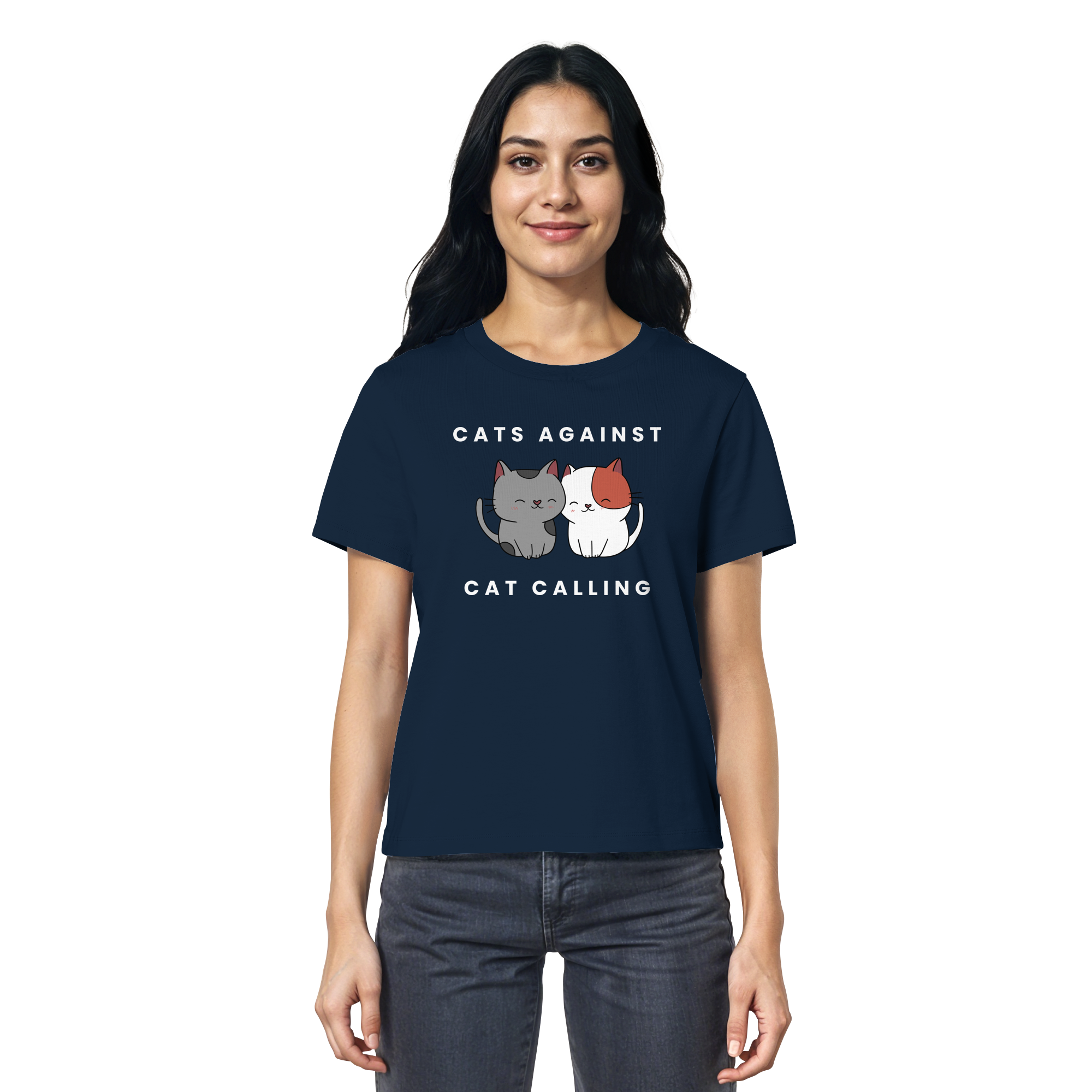 Cats Against Catcalling "Cuddle Edition" - Ladies Organic Shirt