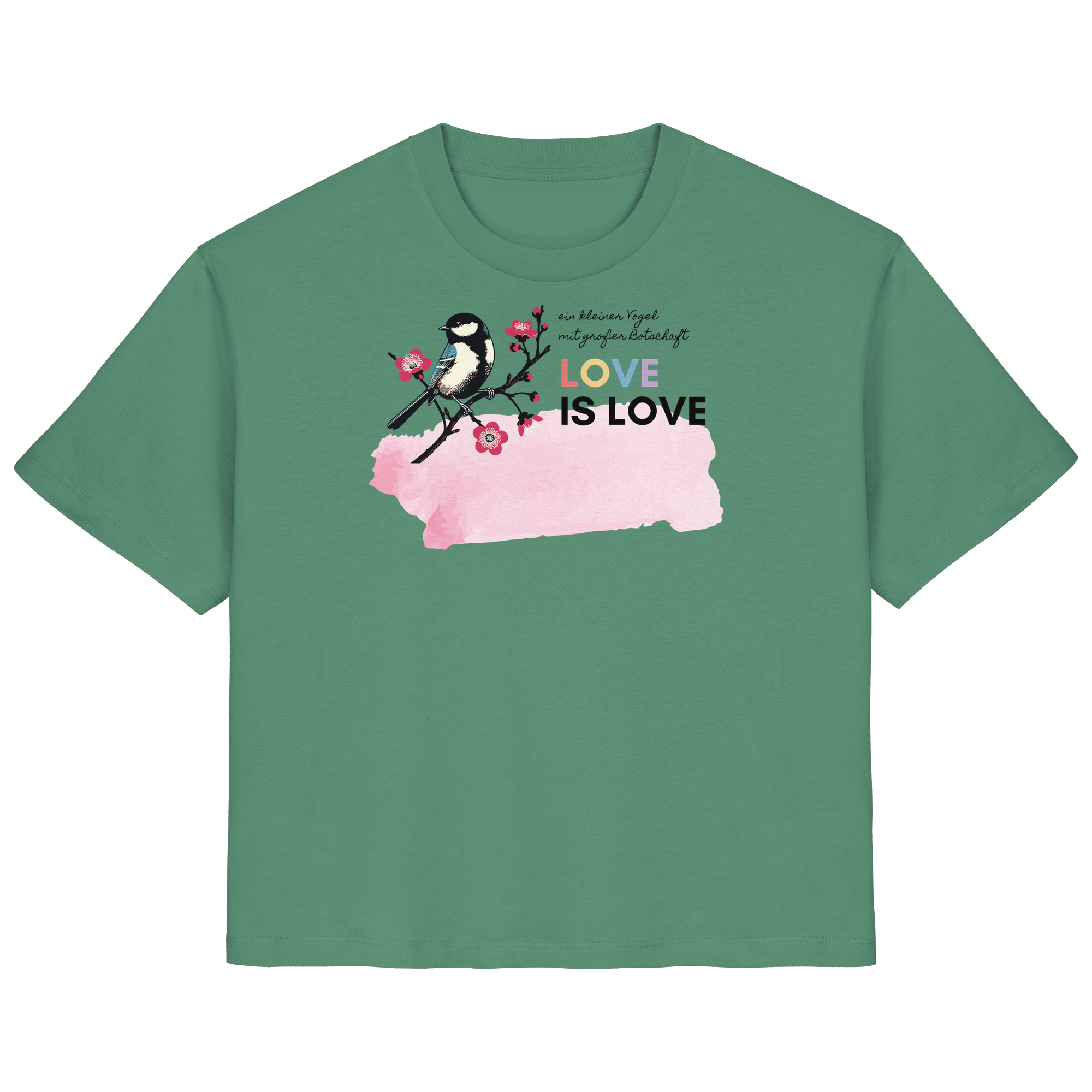 Kleine Flügel, große Botschaft - Ladies Organic Shirt