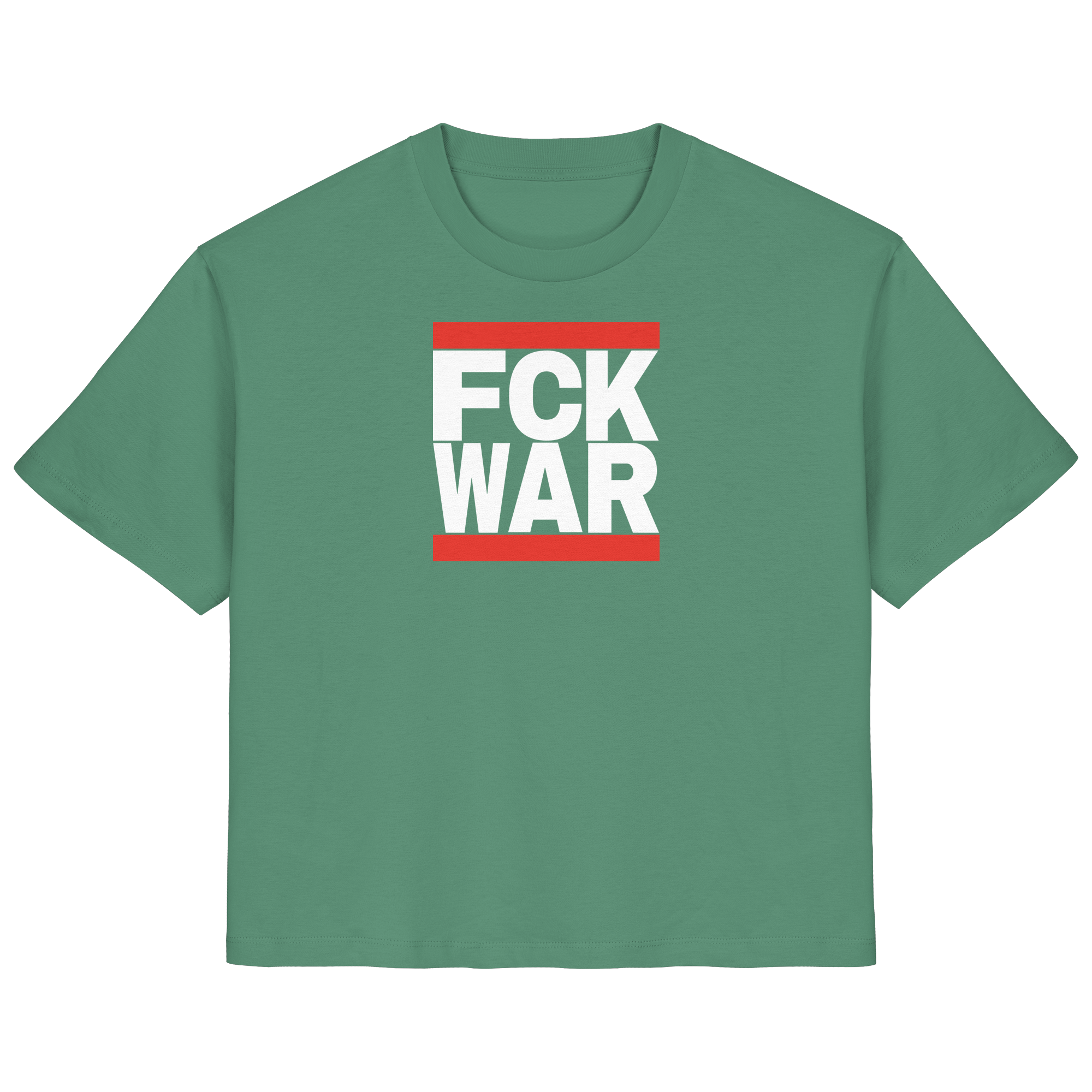 FCK WAR (weiße Schrift) - Ladies Organic Shirt