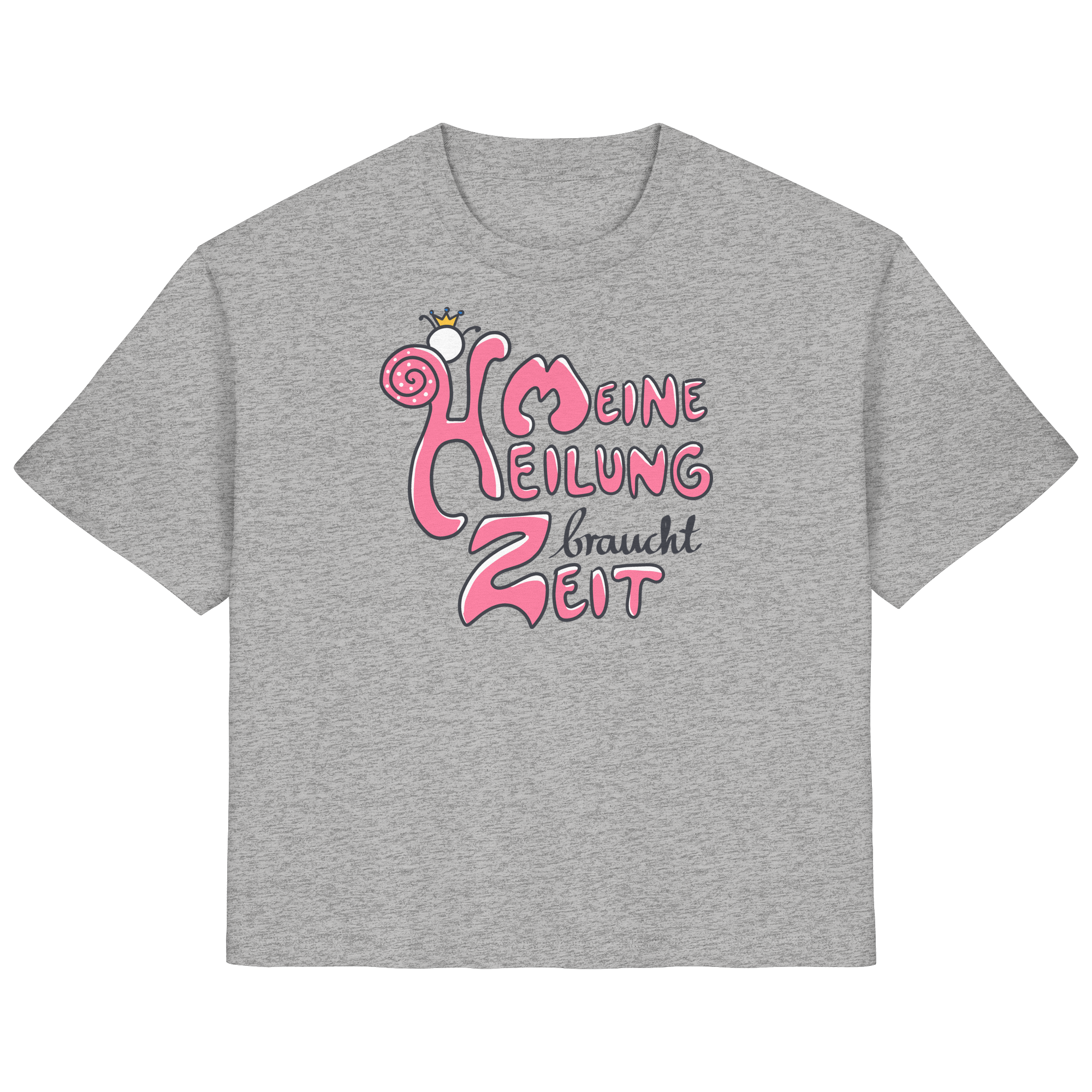 Meine Heilung braucht Zeit "Pinke Edition" - Ladies Organic Shirt