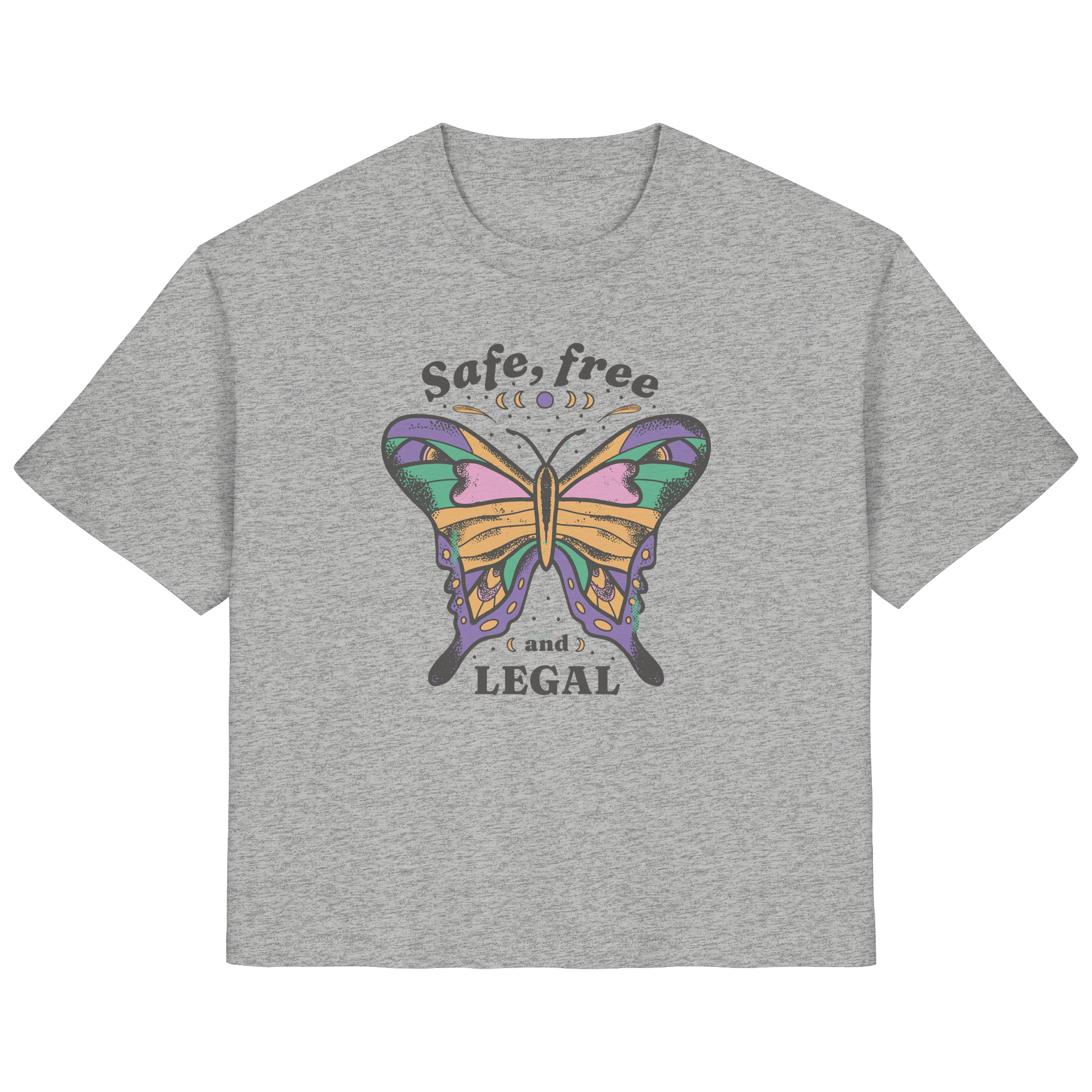 Safe Free Legal "Schmetterling Edition" - Ladies Organic Shirt