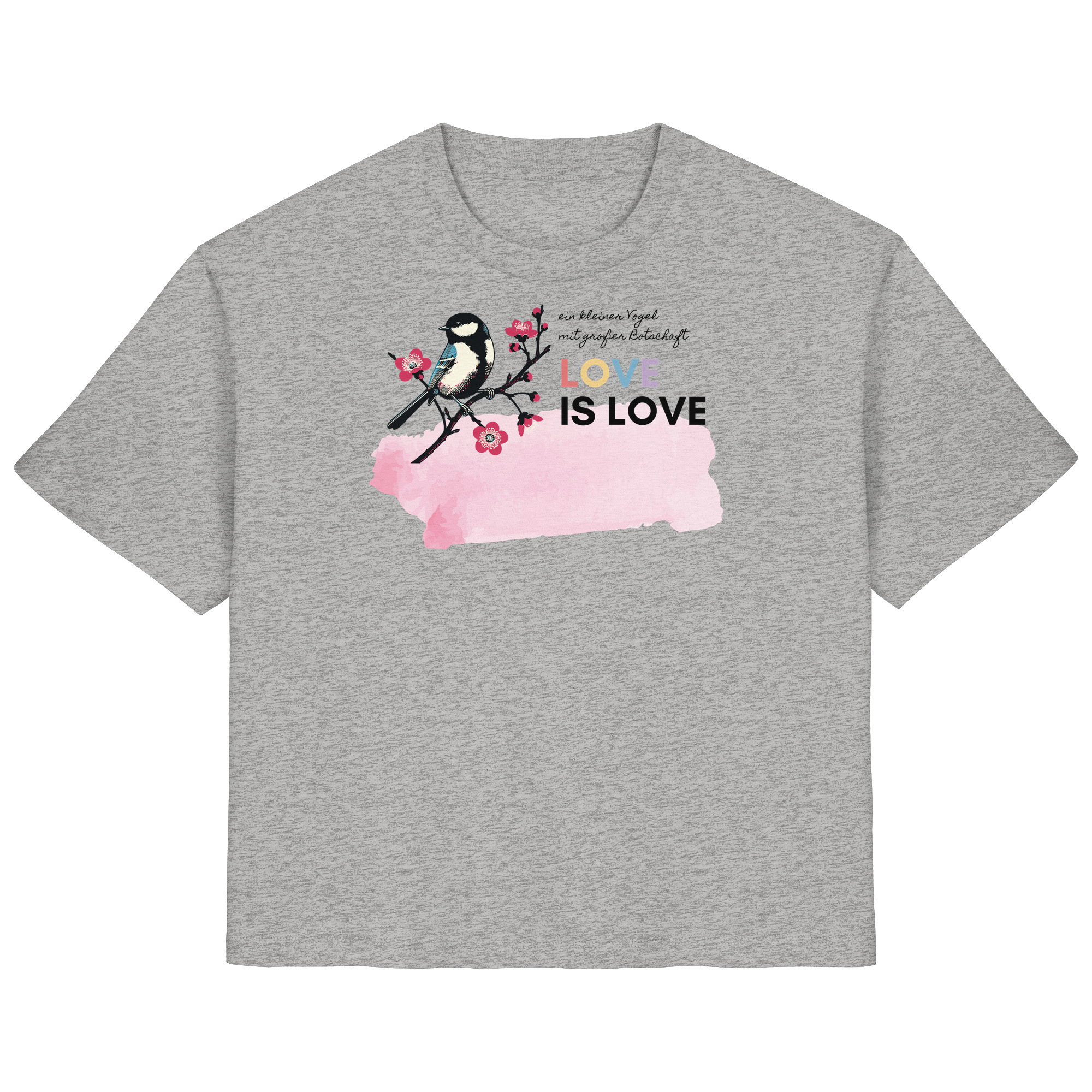 Kleine Flügel, große Botschaft - Ladies Organic Shirt