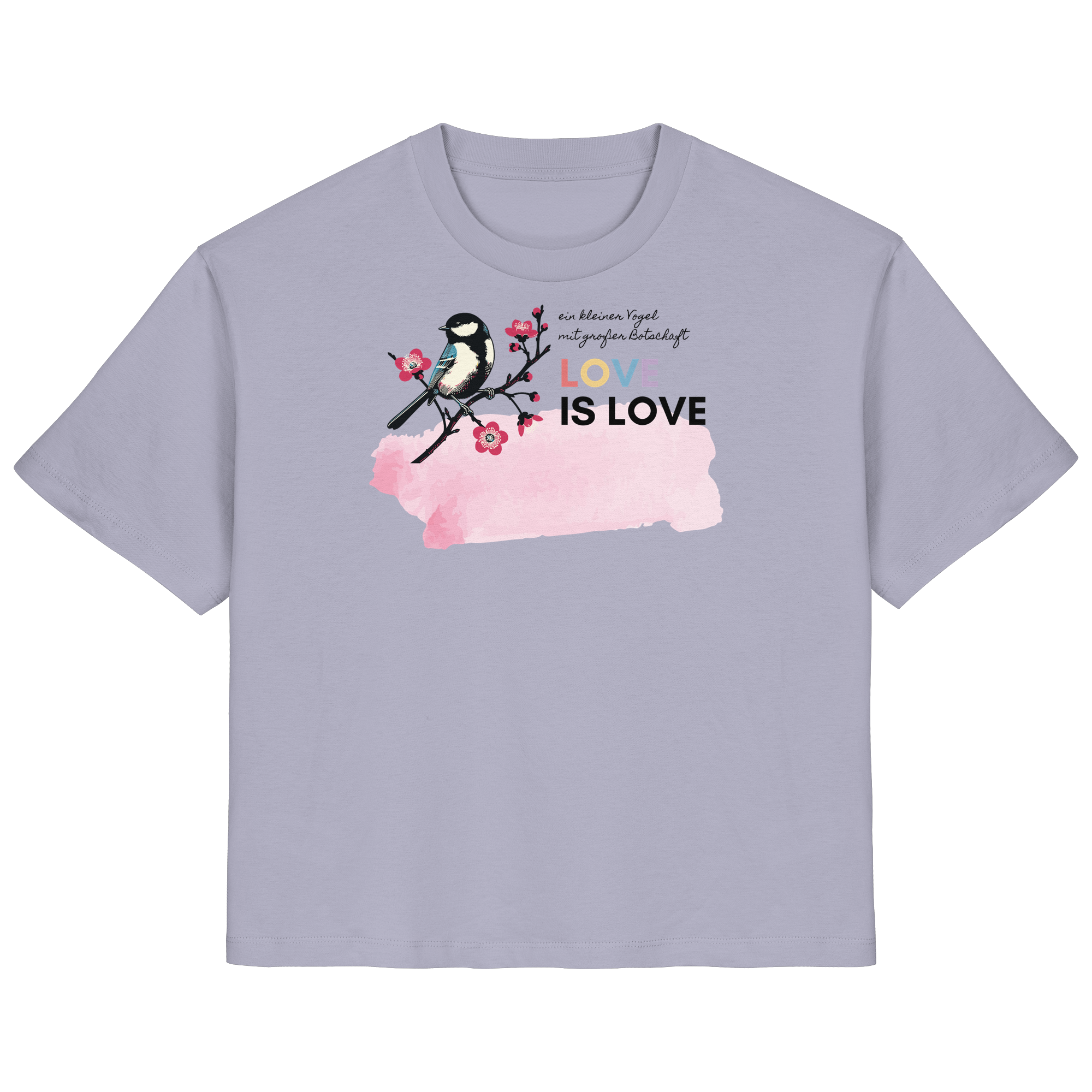 Kleine Flügel, große Botschaft - Ladies Organic Shirt