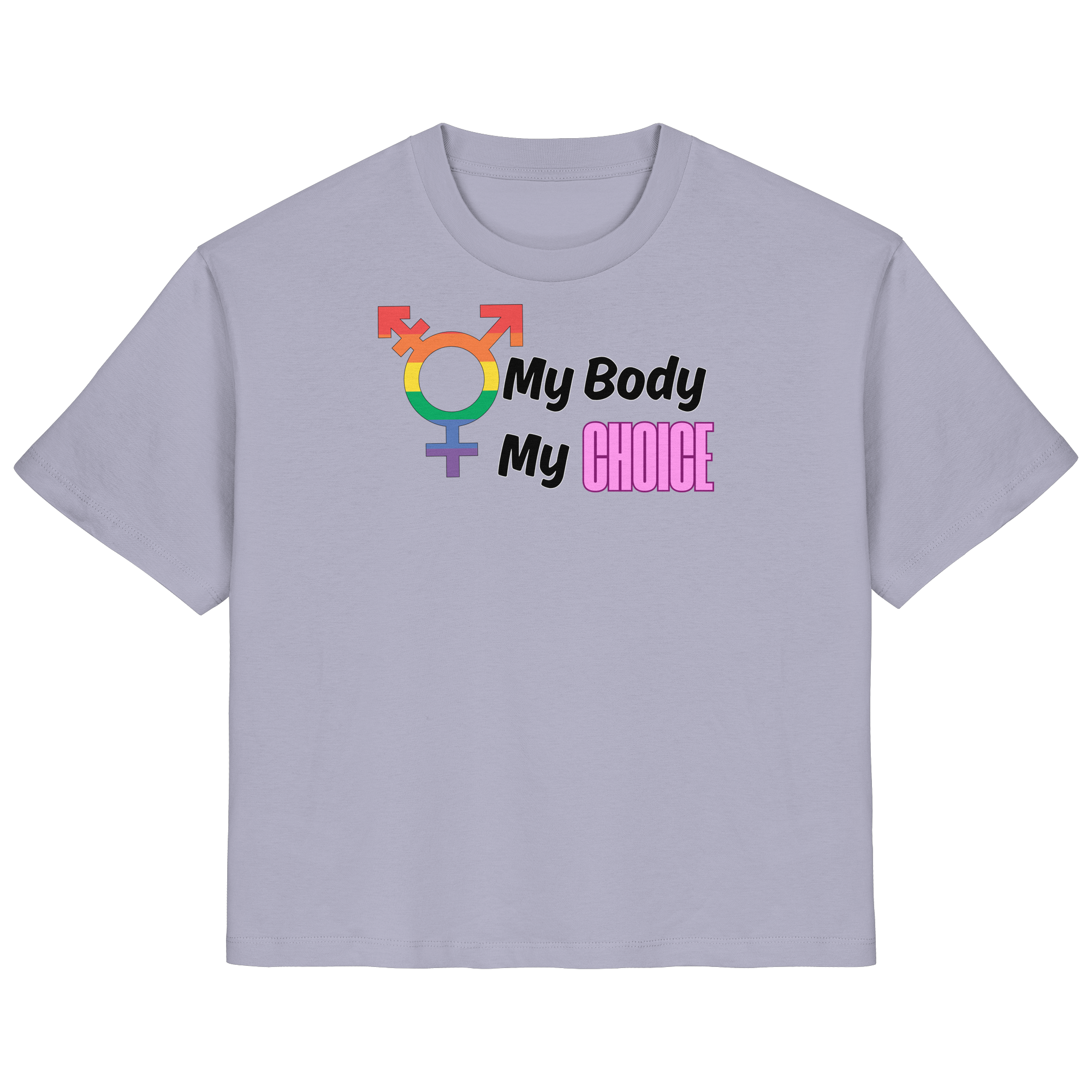 My Body My Choice "Rainbow Resistance Edition" - Ladies Organic Shirt