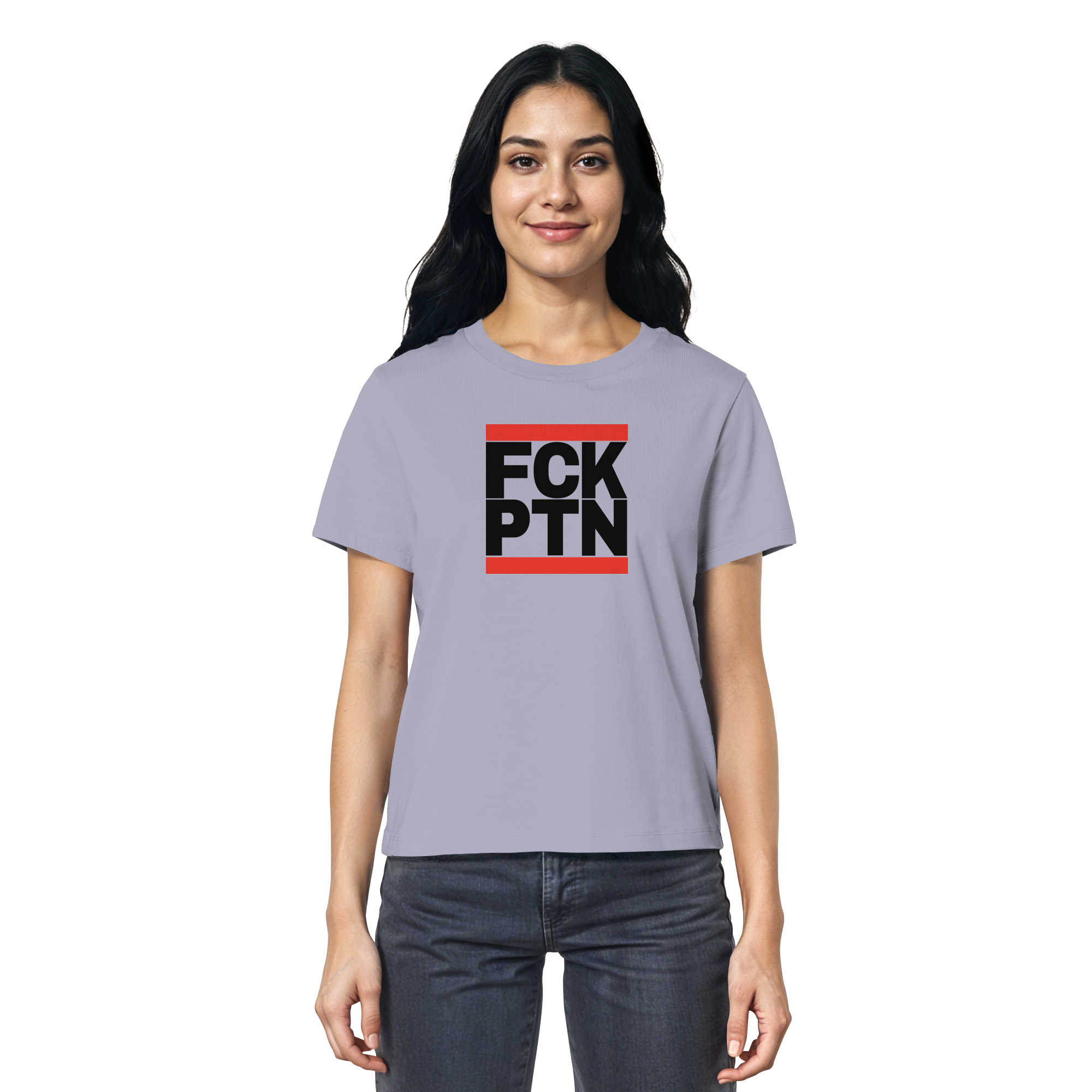 FCK PTN (schwarze Schrift) - Ladies Organic Shirt