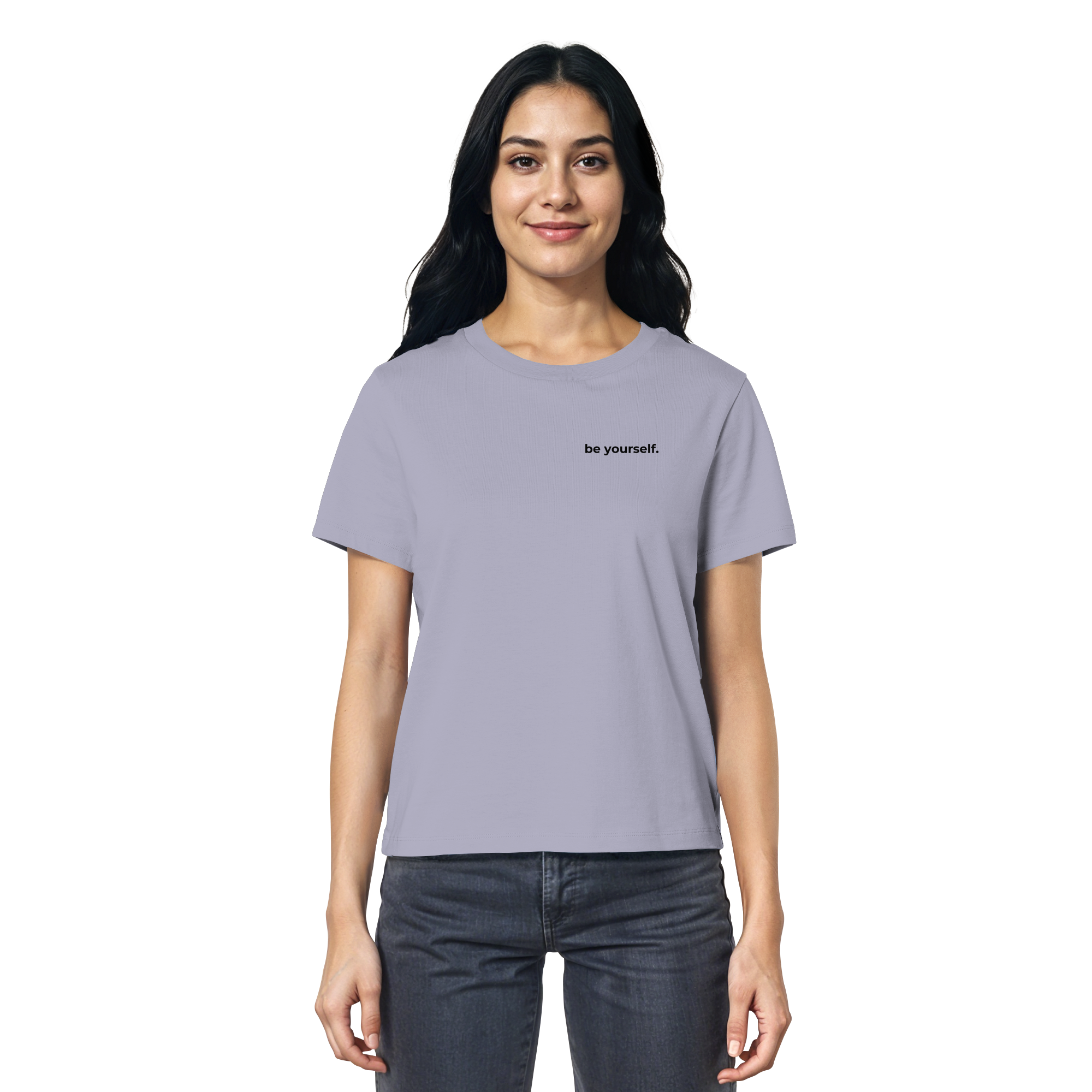 Trans Umbrella Backprint - Ladies Organic Shirt