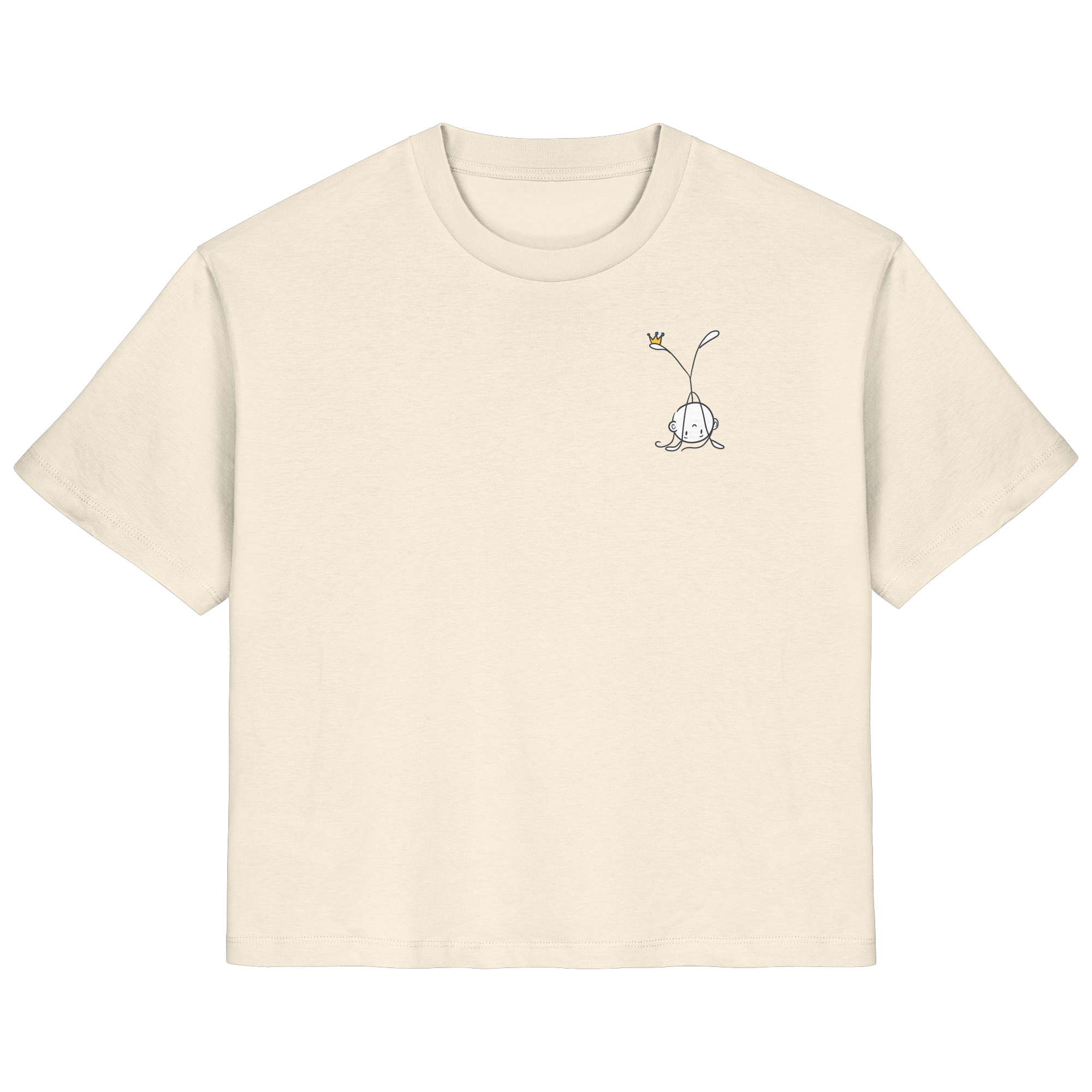 Mein Körper gehört mir "Schwarze Edition" Backprint - Ladies Organic Shirt