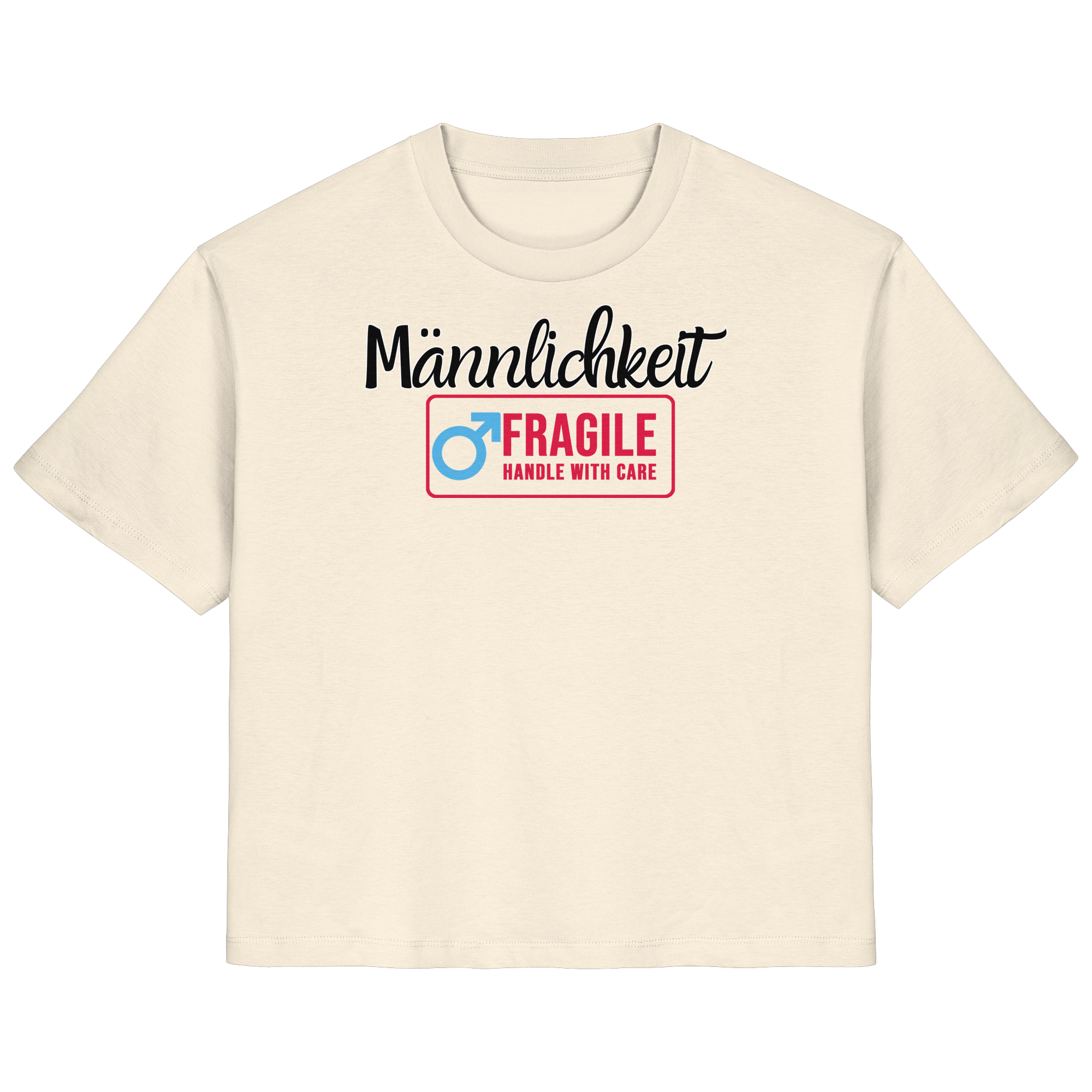 Männlichkeit: Handle with Care - Ladies Organic Shirt