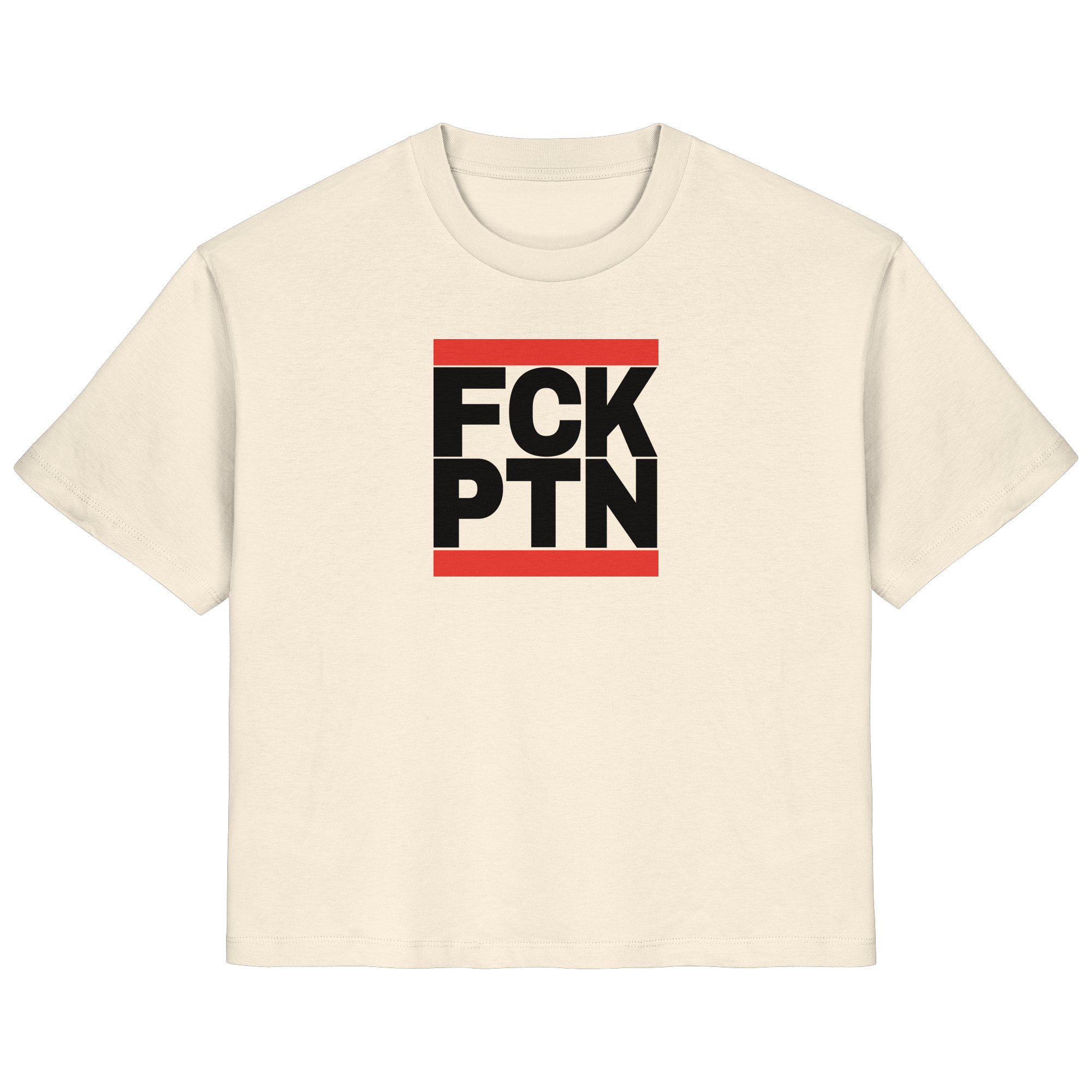 FCK PTN (schwarze Schrift) - Ladies Organic Shirt