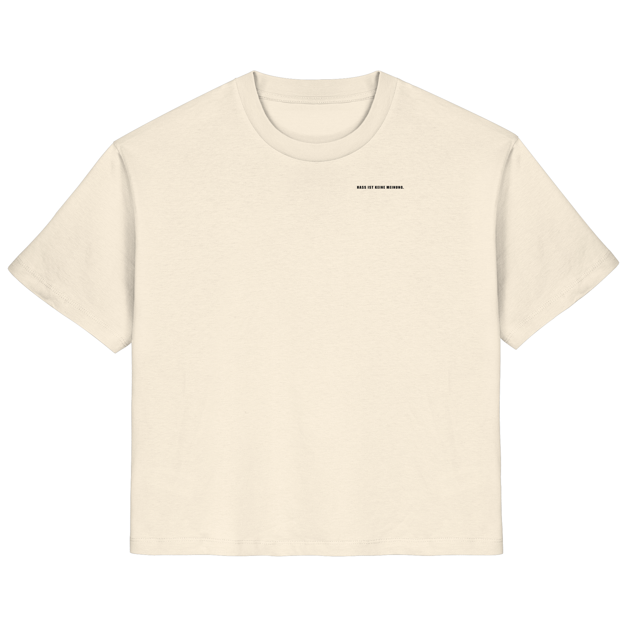 Es gibt 2 Arten von AfD Wählenden Backprint (hell) - Ladies Organic Shirt