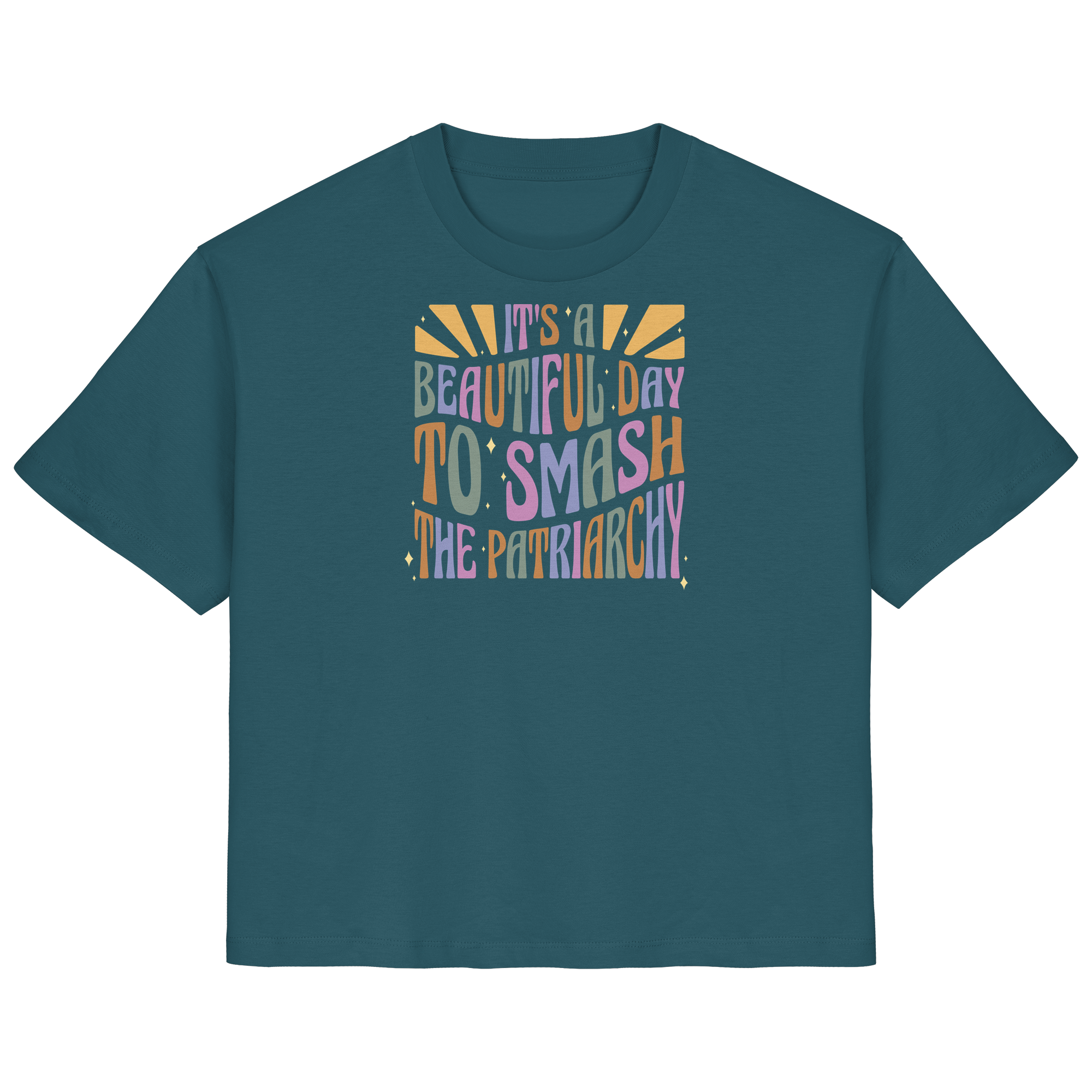 It's a Beautiful Day to Smash the Patriarchy - Ladies Organic Shirt