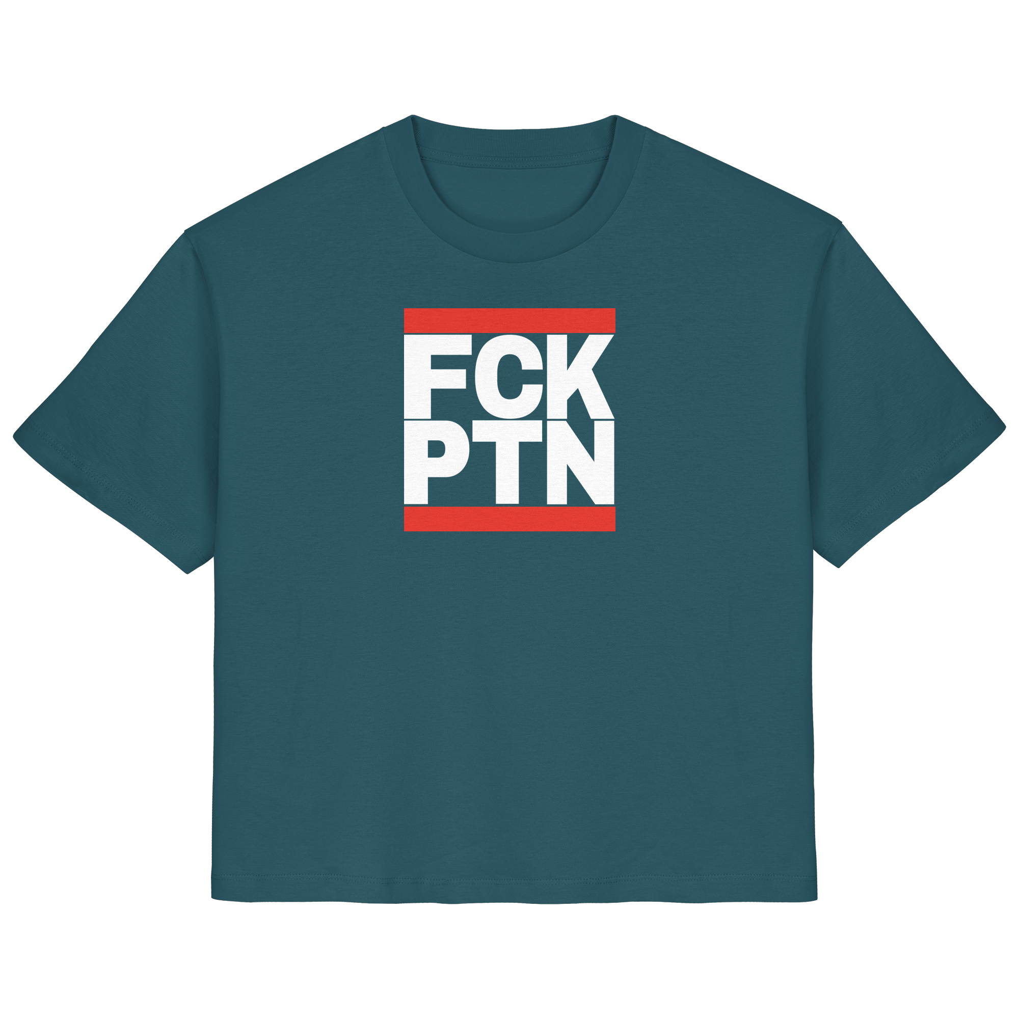 FCK PTN (weiße Schrift) - Ladies Organic Shirt