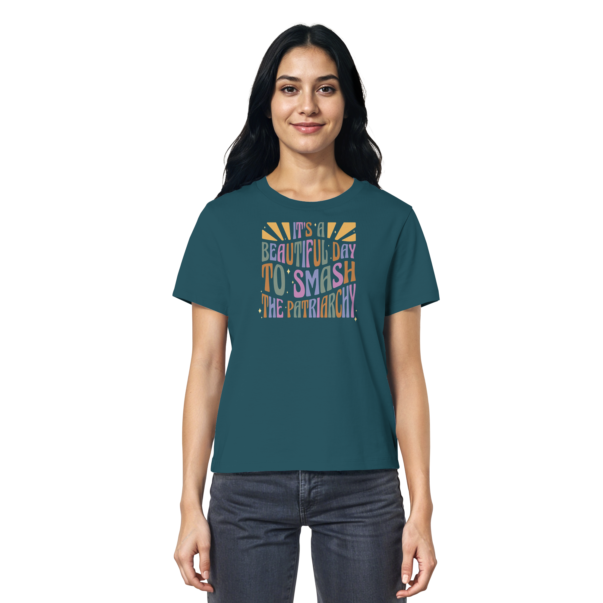 It's a Beautiful Day to Smash the Patriarchy - Ladies Organic Shirt
