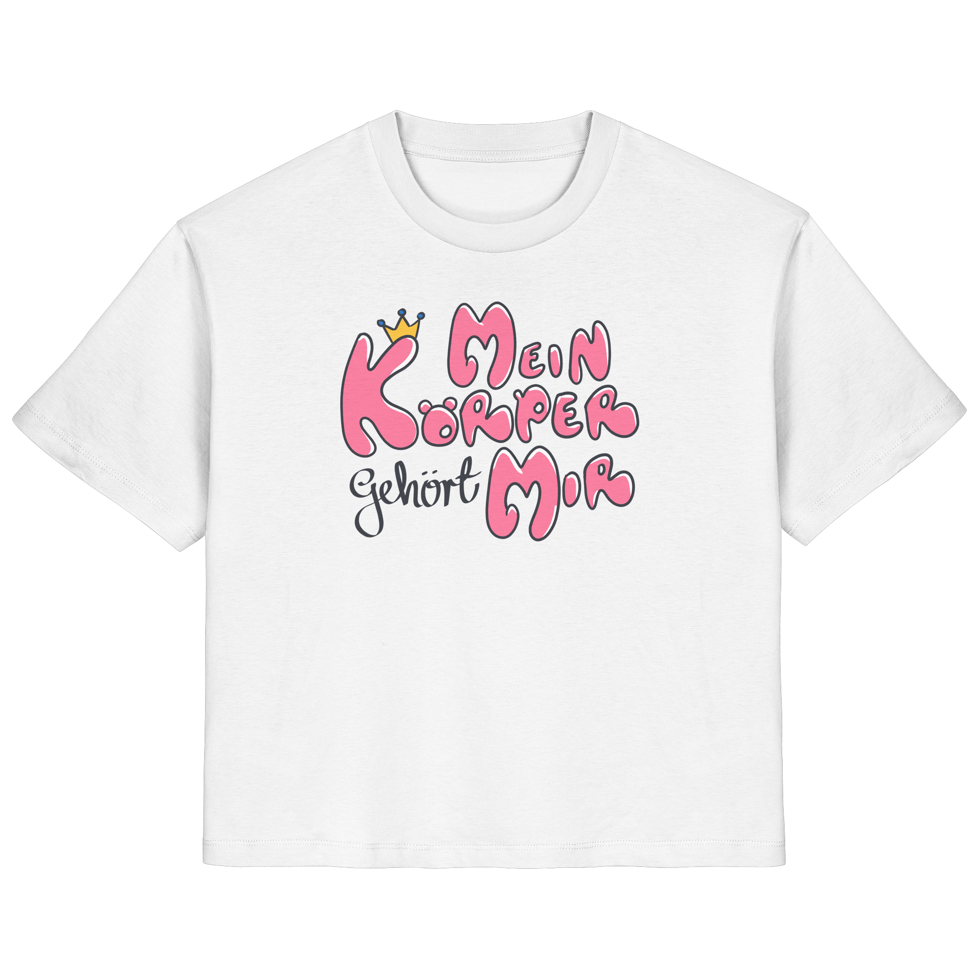 Mein Körper gehört mir "Pinke Edition" - Ladies Organic Shirt
