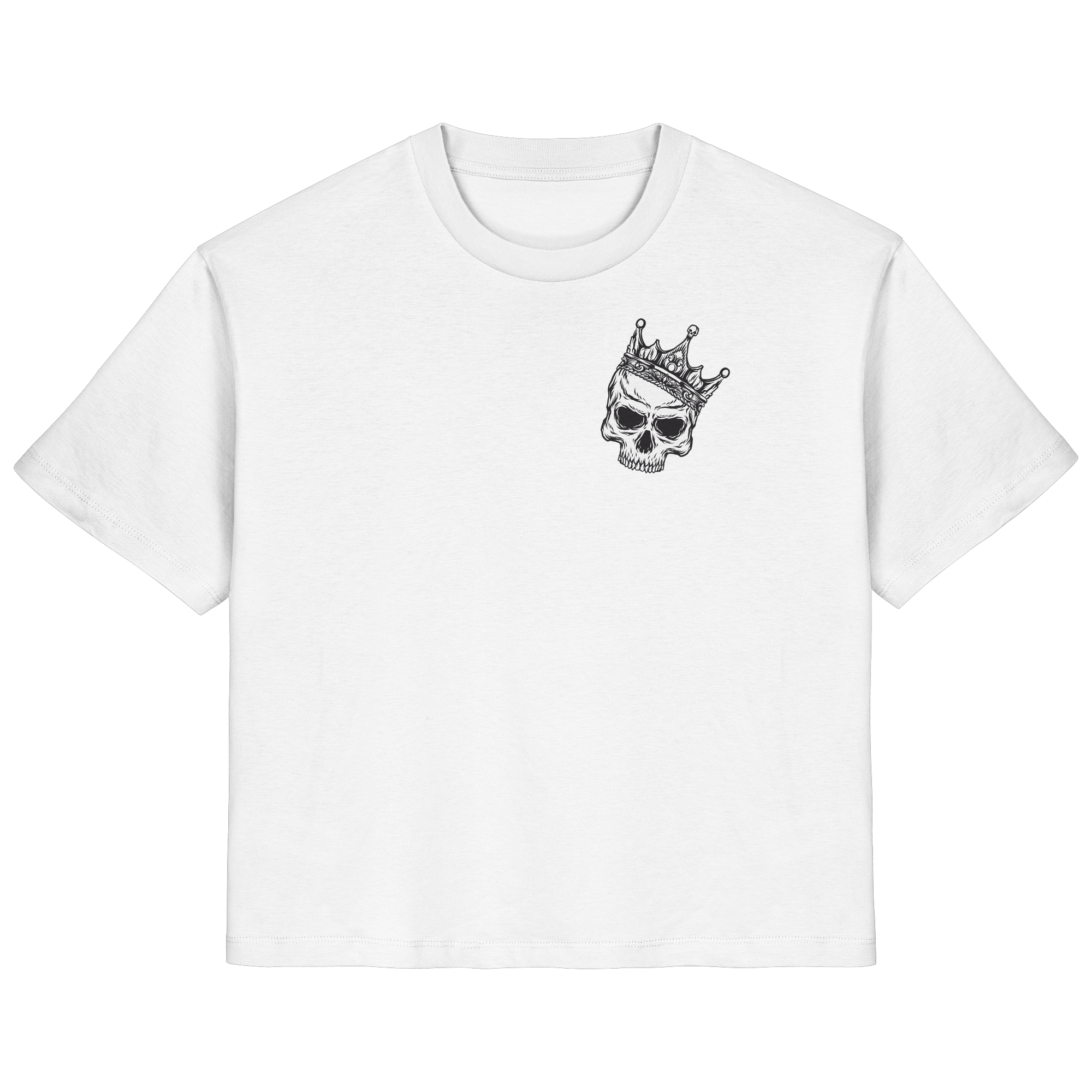 Eat the Rich "Skull Edition" Backprint - Ladies Organic Shirt