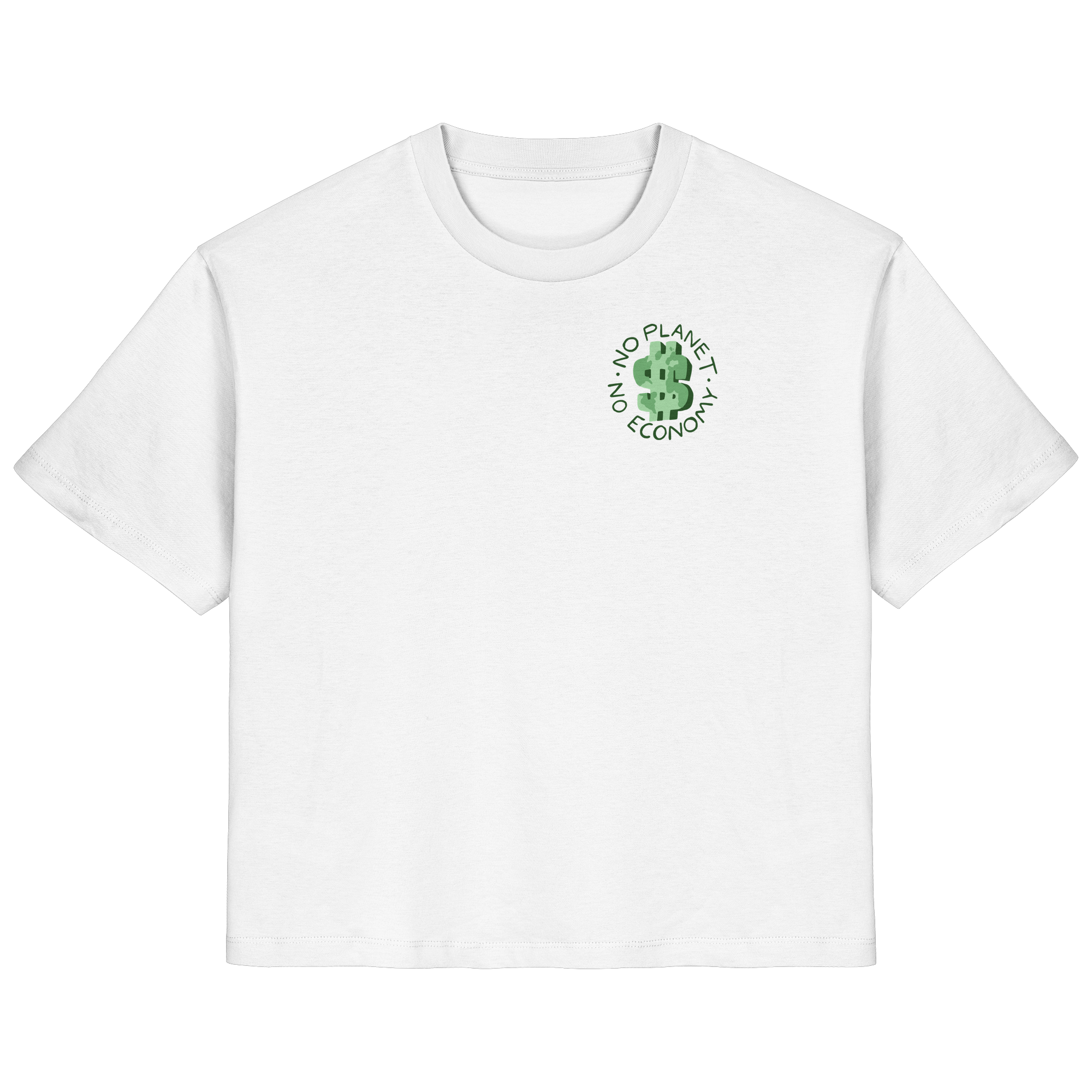 No Planet No Economy - Ladies Organic Shirt