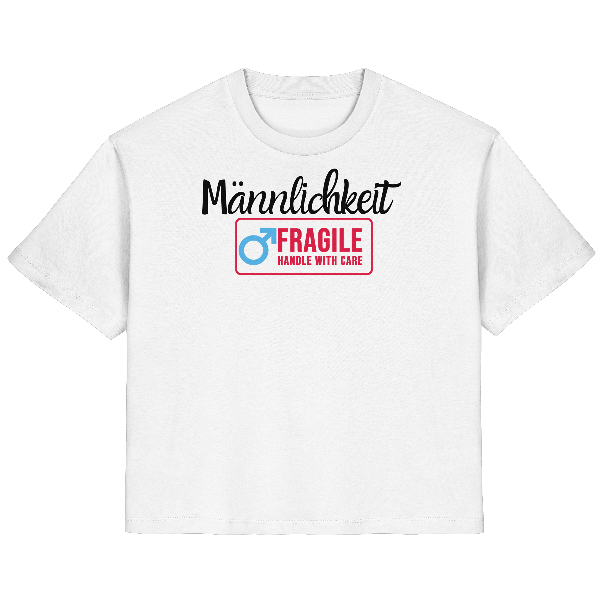 Männlichkeit: Handle with Care - Ladies Organic Shirt