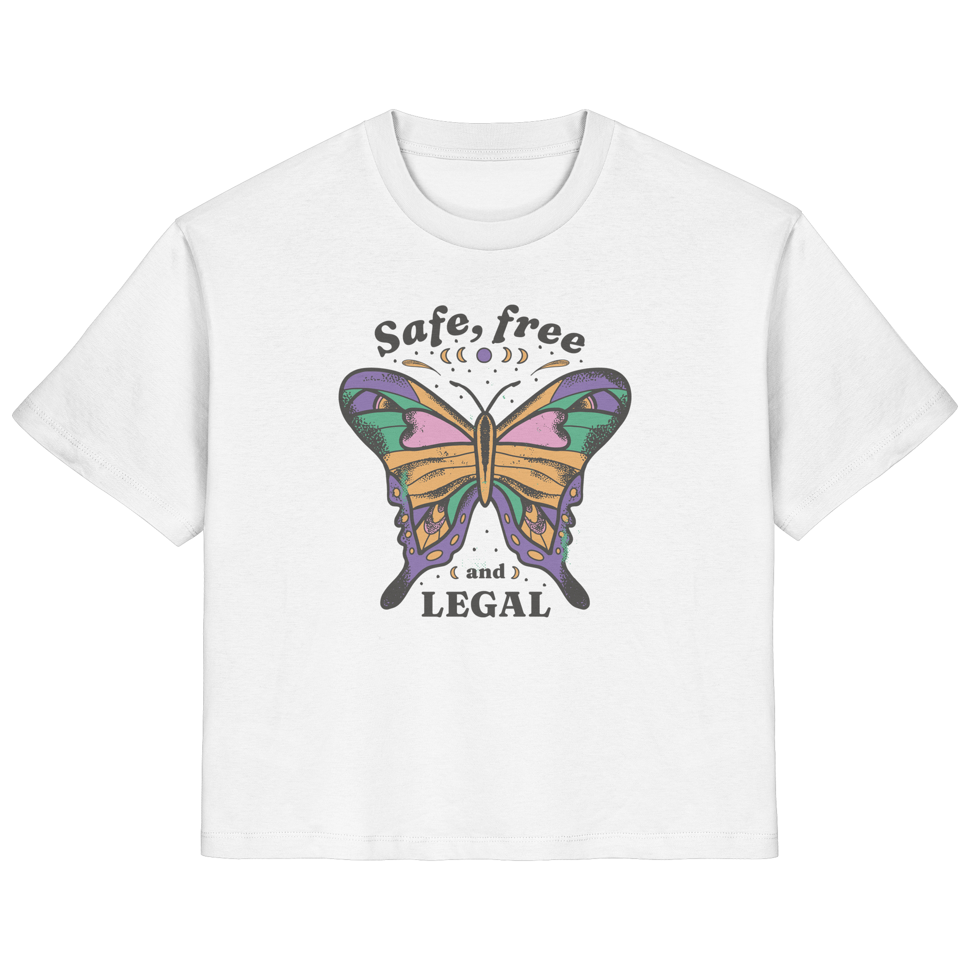 Safe Free Legal "Schmetterling Edition" - Ladies Organic Shirt