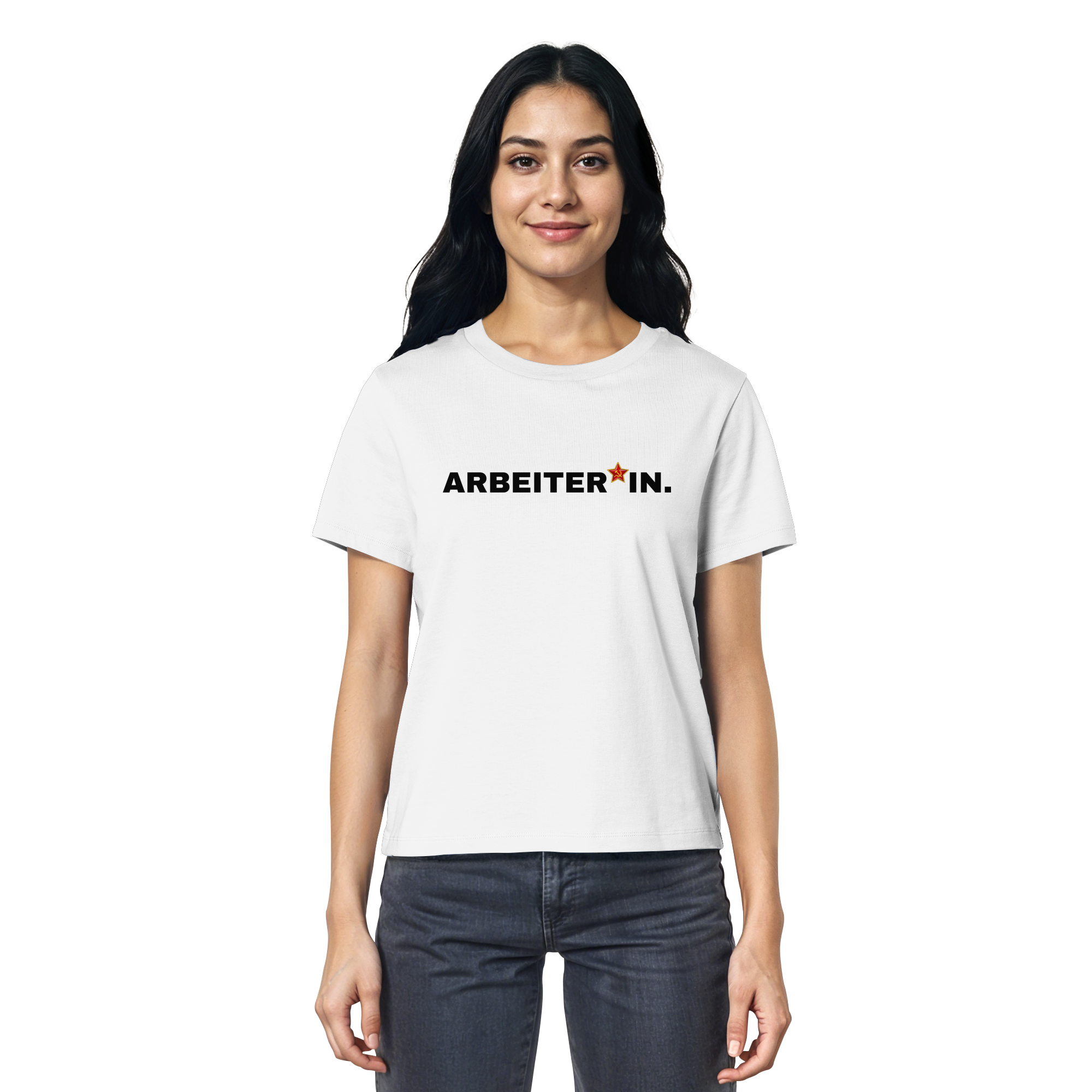 ARBEITER*IN. "Plain Work Edition" - Ladies Organic Shirt