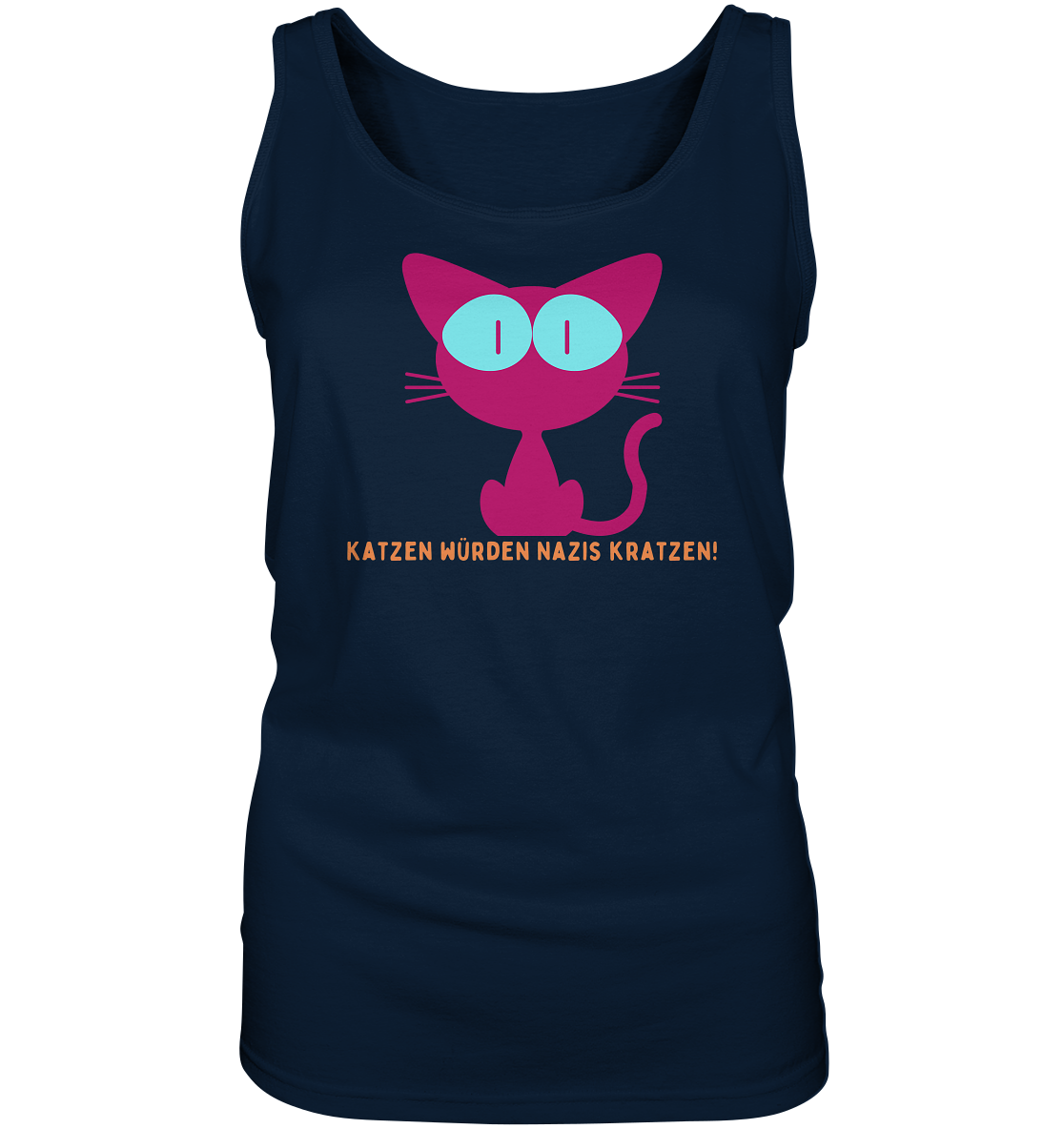 Katzen würden Nazis kratzen - Ladies Tank-Top