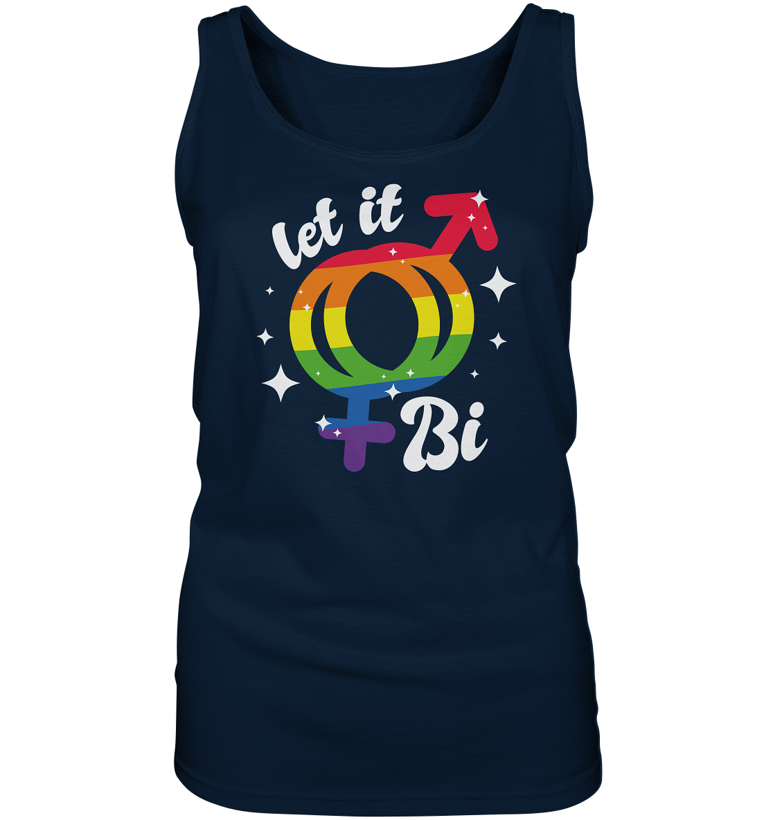 Let it Bi - Ladies Tank-Top