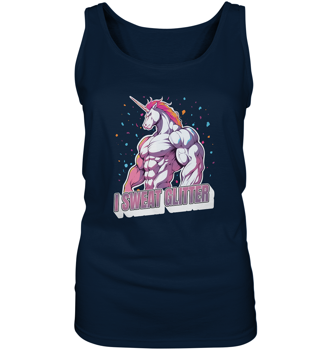 I sweat Glitter - Ladies Tank-Top