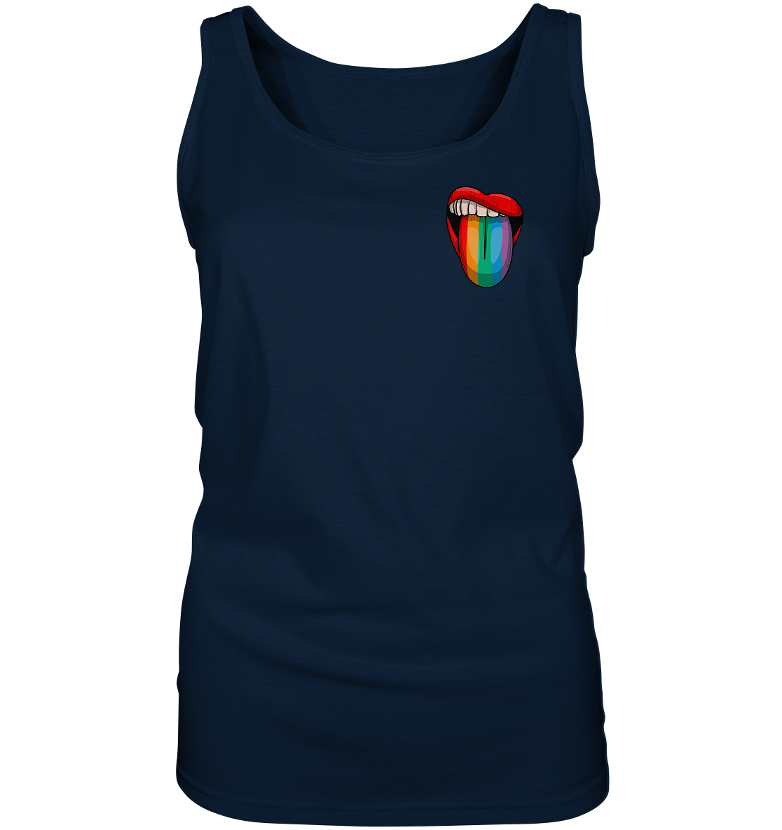 Speak Up or Shut Up Backprint - Ladies Tank-Top