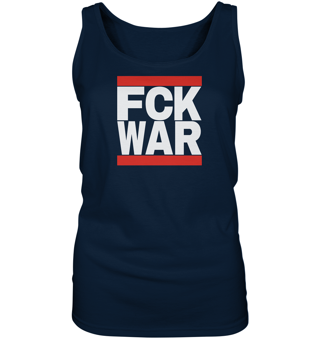 FCK WAR (weiße Schrift) - Ladies Tank-Top
