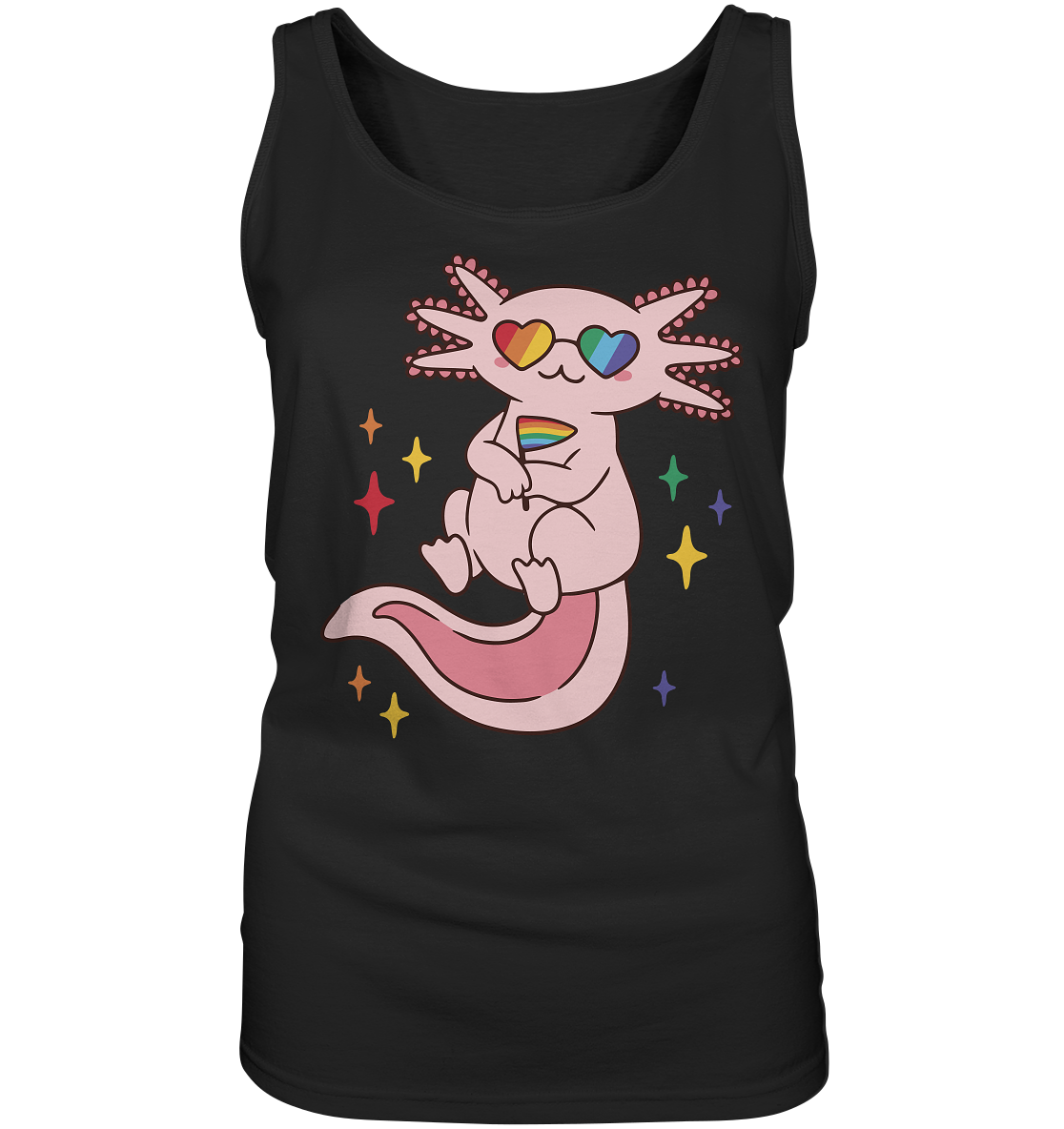 Big Pride Axolotl - Ladies Tank-Top