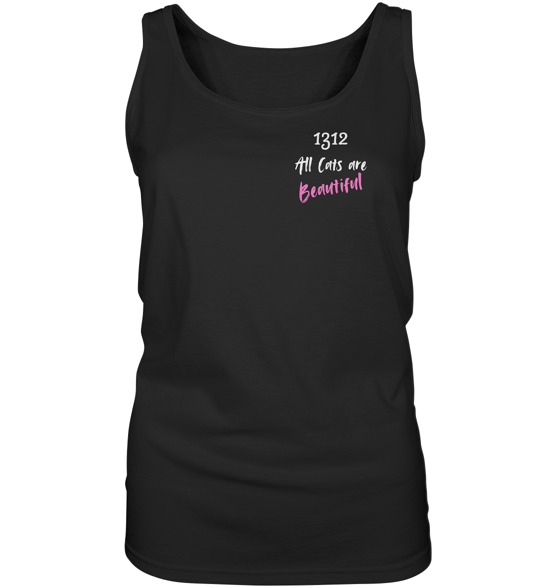 1312 All Cats are Beautiful - Ladies Tank-Top
