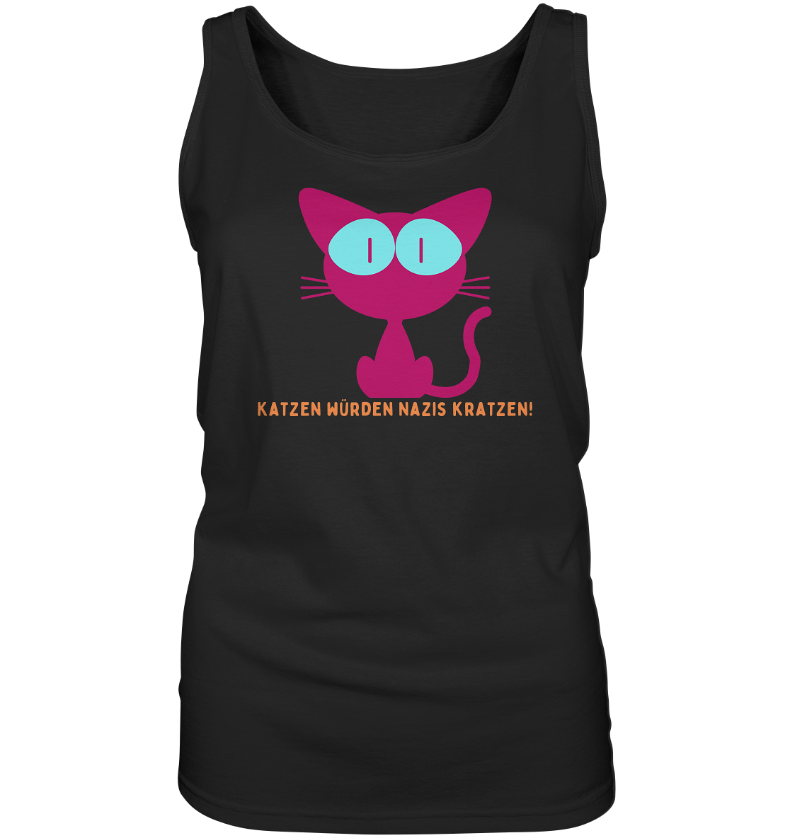 Katzen würden Nazis kratzen - Ladies Tank-Top