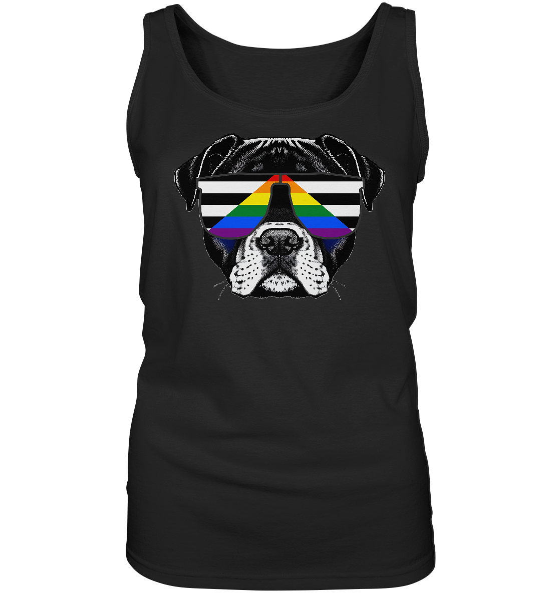 Straight Ally Doggo - Ladies Tank-Top