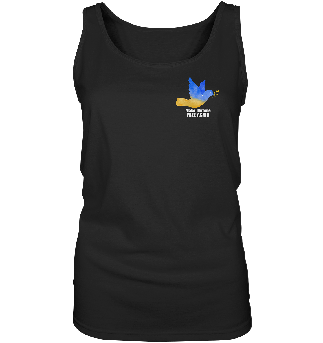 Make Ukraine Free Again "Dove Edition" - Ladies Tank-Top