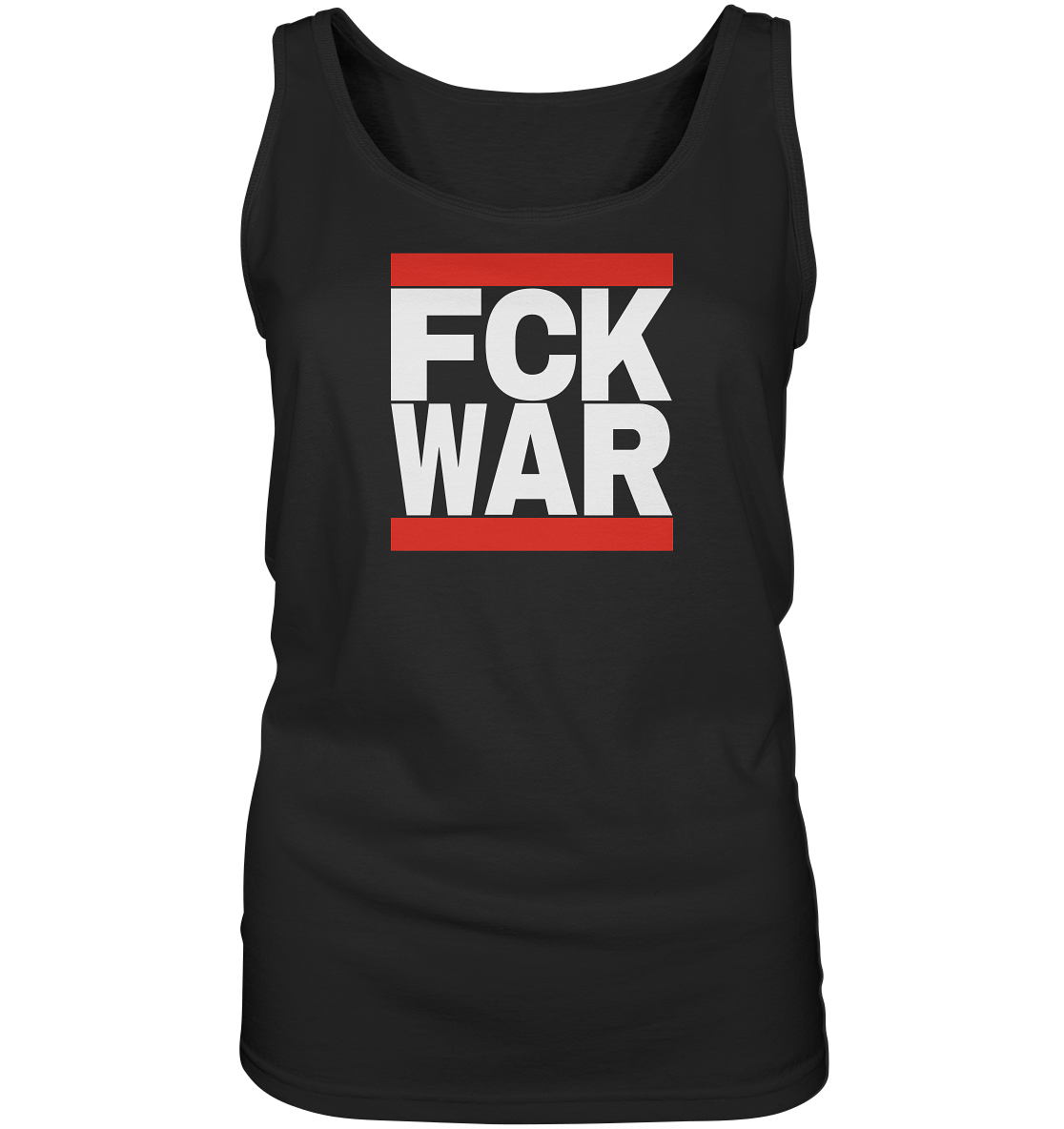 FCK WAR (weiße Schrift) - Ladies Tank-Top