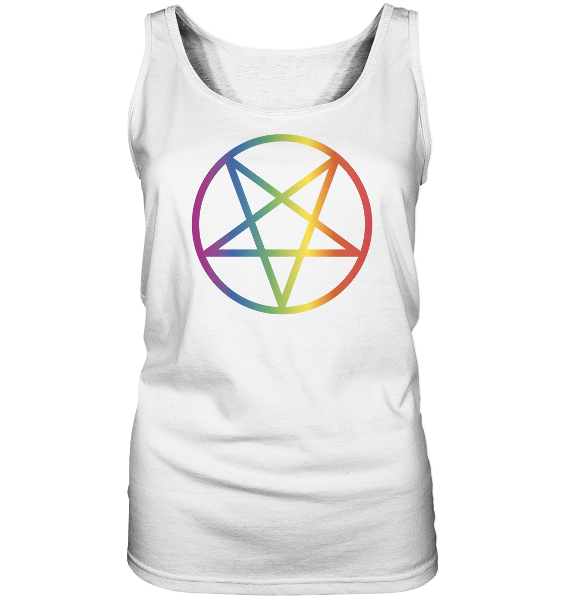 Regenbogen Pentagramm - Ladies Tank-Top